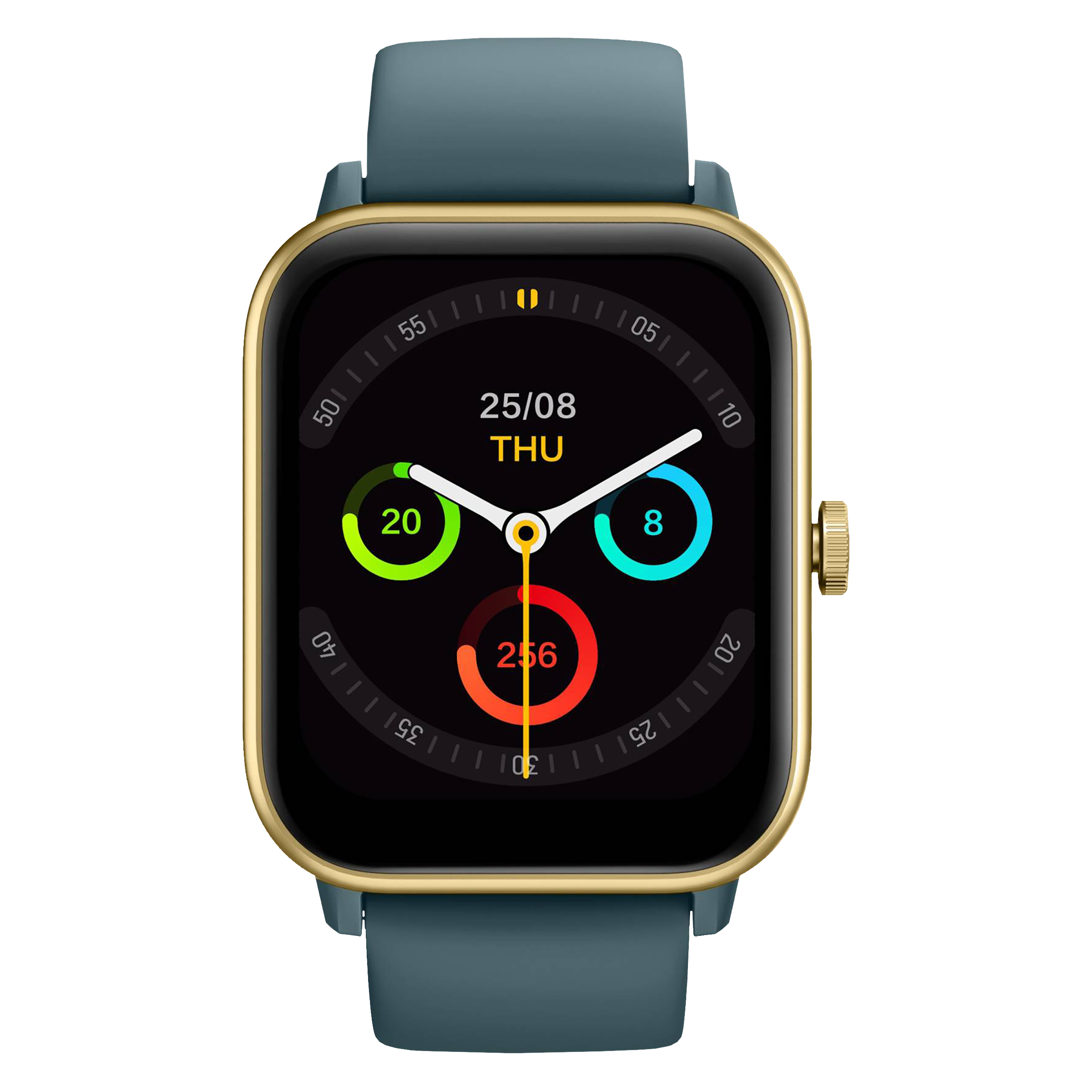 noise ColorFit Pro Smartwatch with Bluetooth Calling TFT LCD  Display, IP68 Water Resistant, Teal Blue Strap)