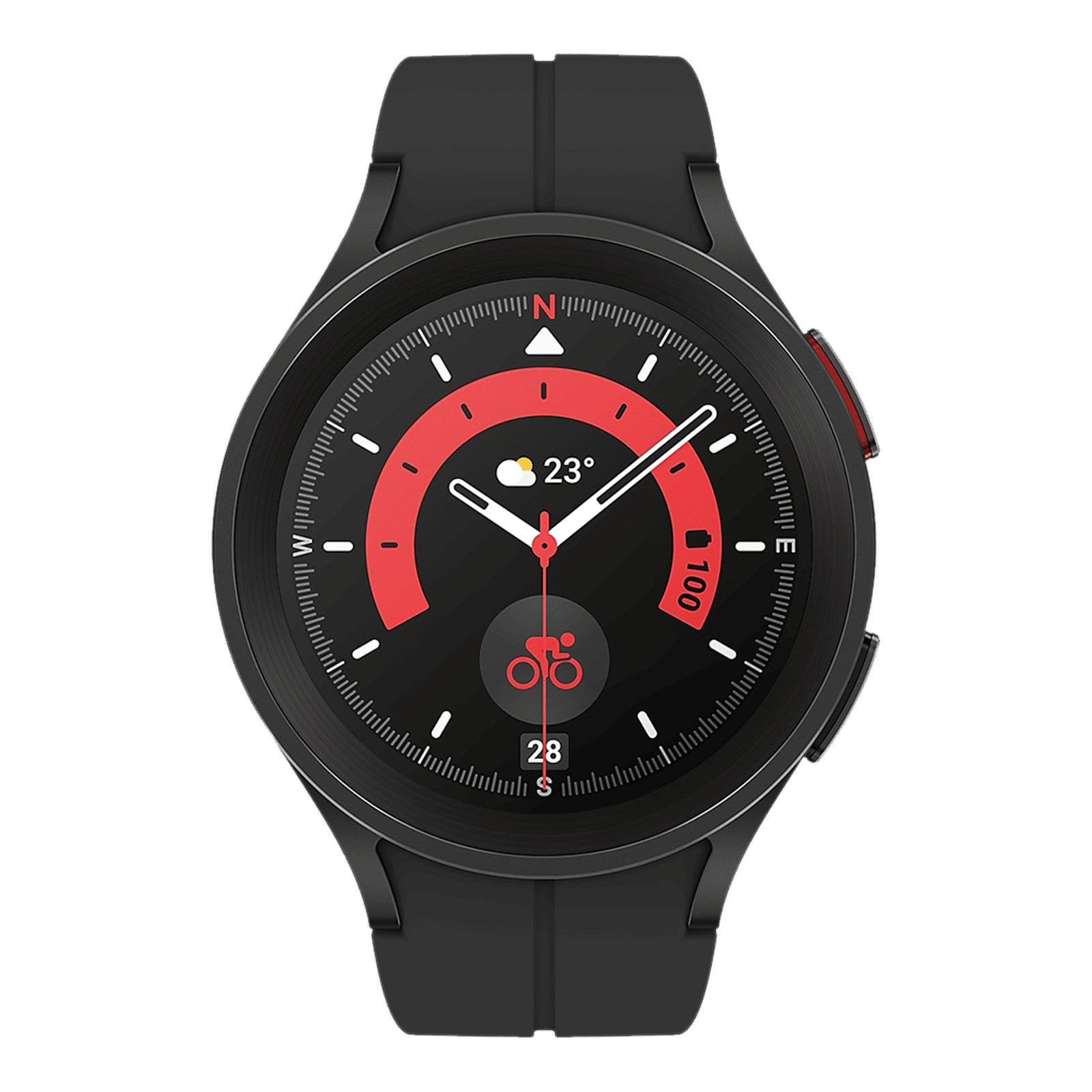 SAMSUNG Galaxy Watch5 Pro GPS+Wi-Fi+Bluetooth Wear OS Smartwatch (45mm  Super AMOLED Display, Water Resistant, Black Titanium Strap)