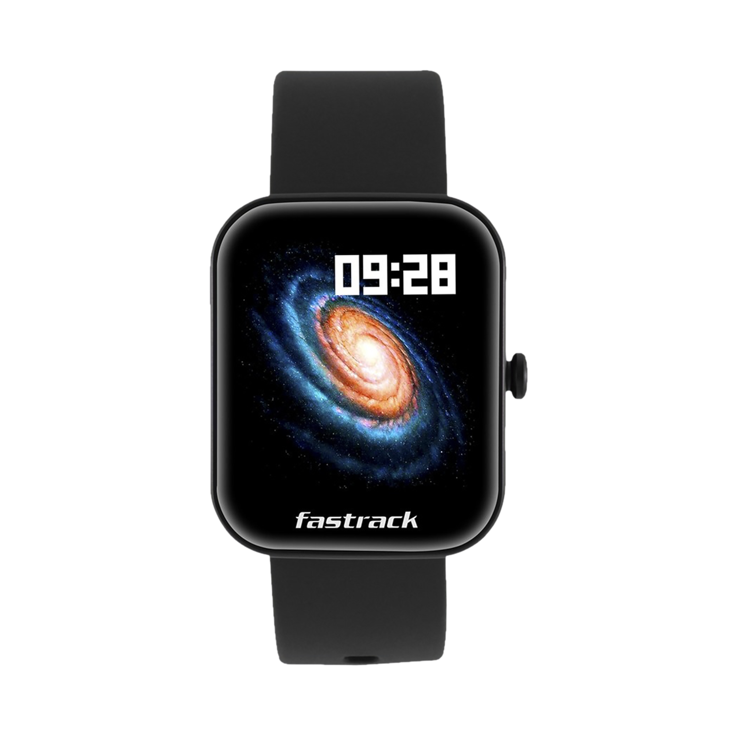 fastrack Reflex Hello Smartwatch with Bluetooth Calling (43.7mm TFT-LCD Display, IP68 Water Resistant, Black Strap)