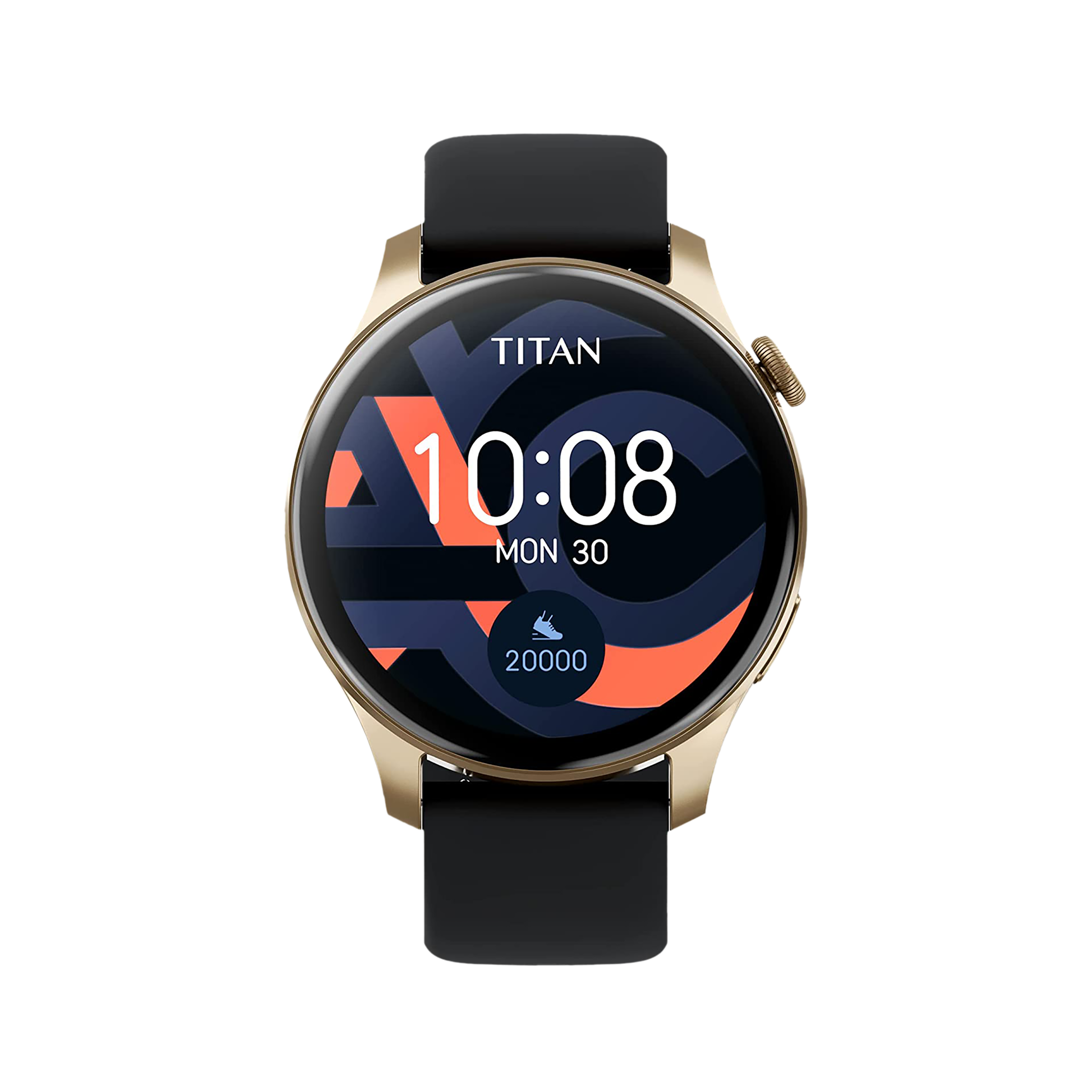 TITAN Talk Smartwatch with Bluetooth Calling (35.3mm AMOLED Display, IP68 Water Resistant, Black Strap)