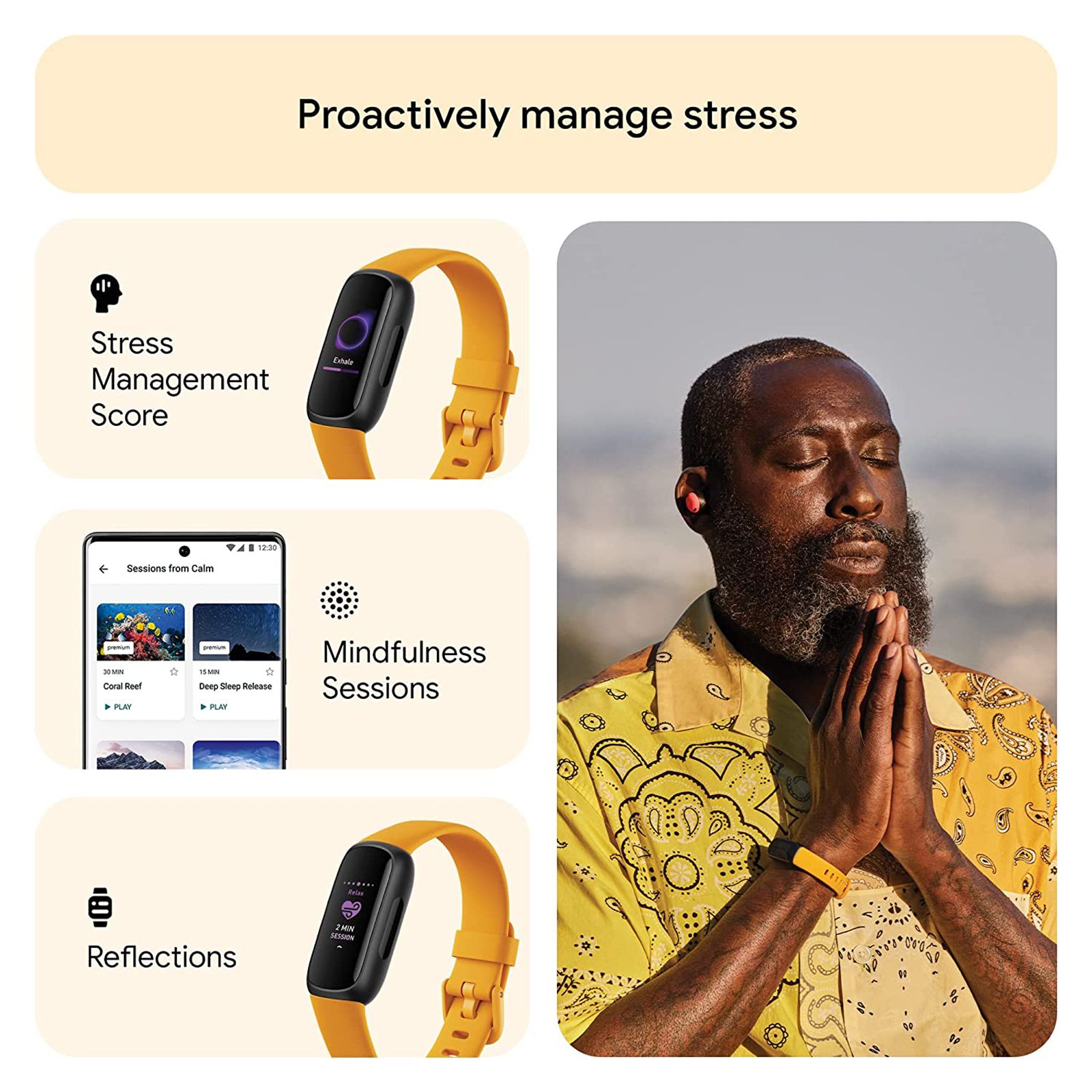 Stress Management Fitbit Inspire Stress Fitbit Stress Management