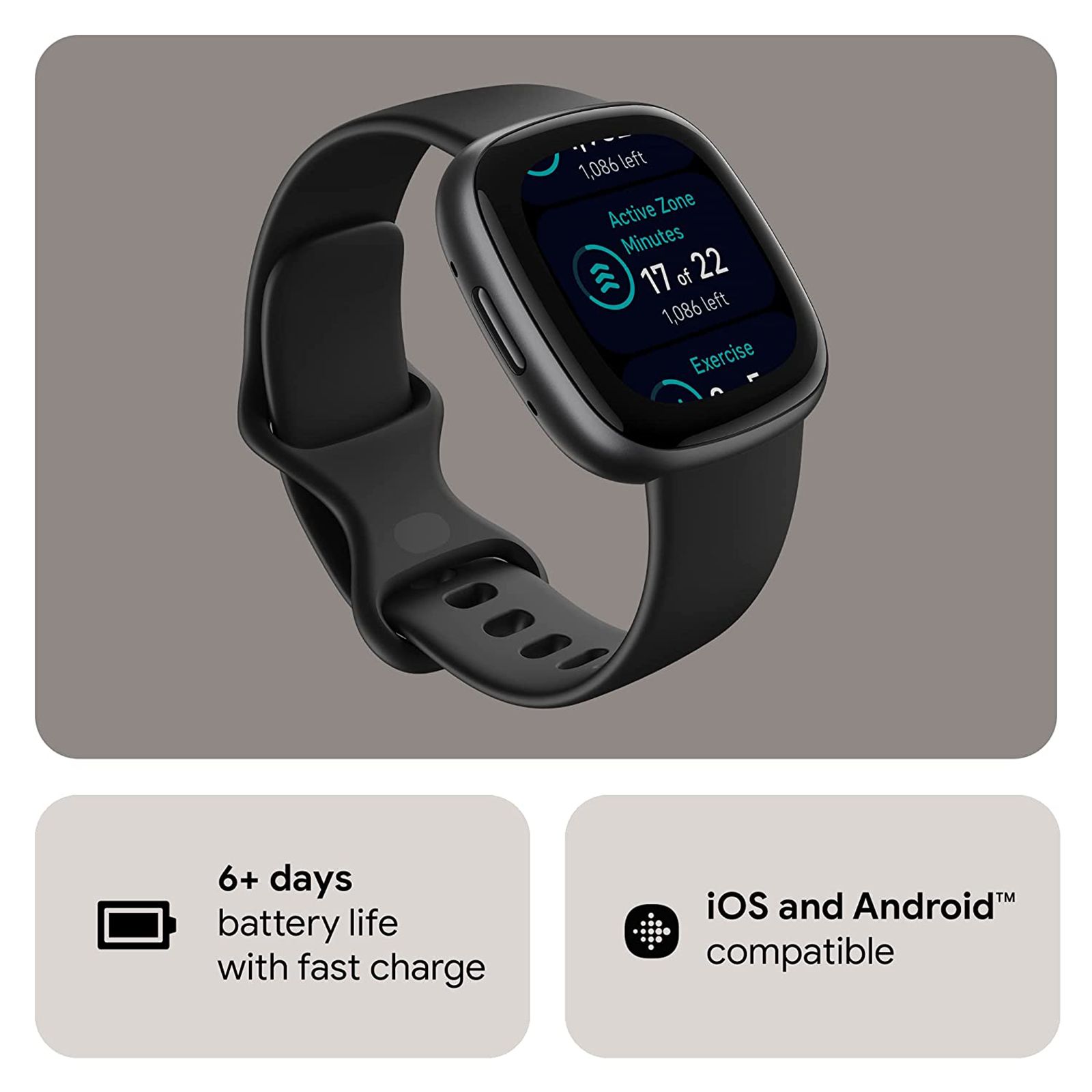 Buy fitbit Versa Smartwatch with Sleep Tools Inch Always