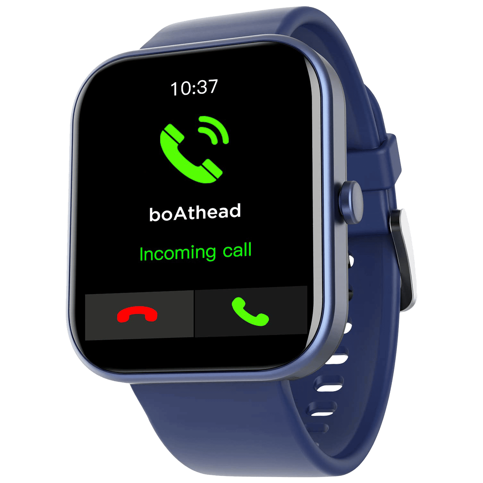 boAt Wave Electra Smartwatch with Bluetooth Calling (46mm HD Curved Display, IP68 Water Resistant, Deep Blue Strap)