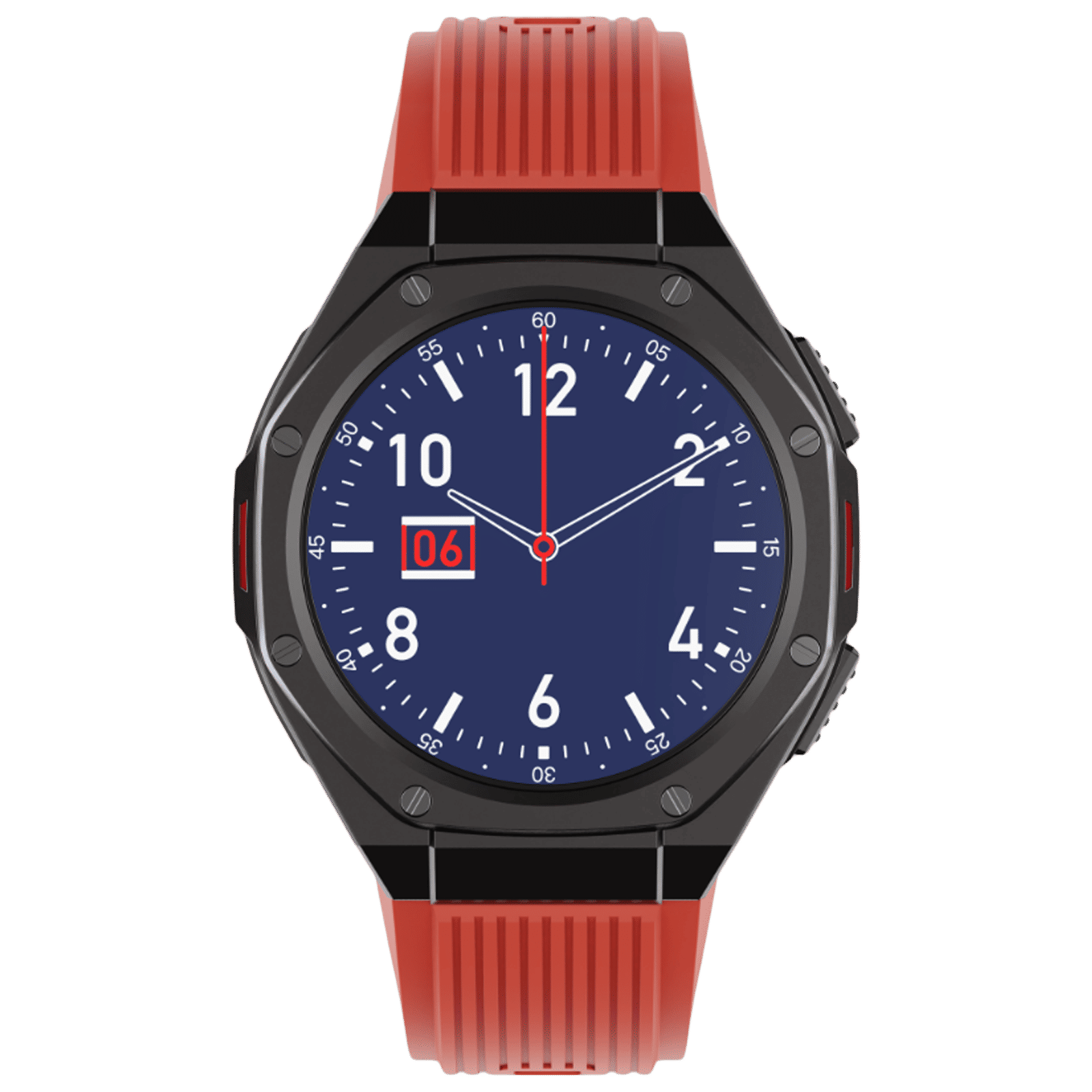 boAt Enigma X600 Smartwatch with Bluetooth Calling (42mm, AMOLED Display, IP68 Water Resistant, Royal Orange Strap)