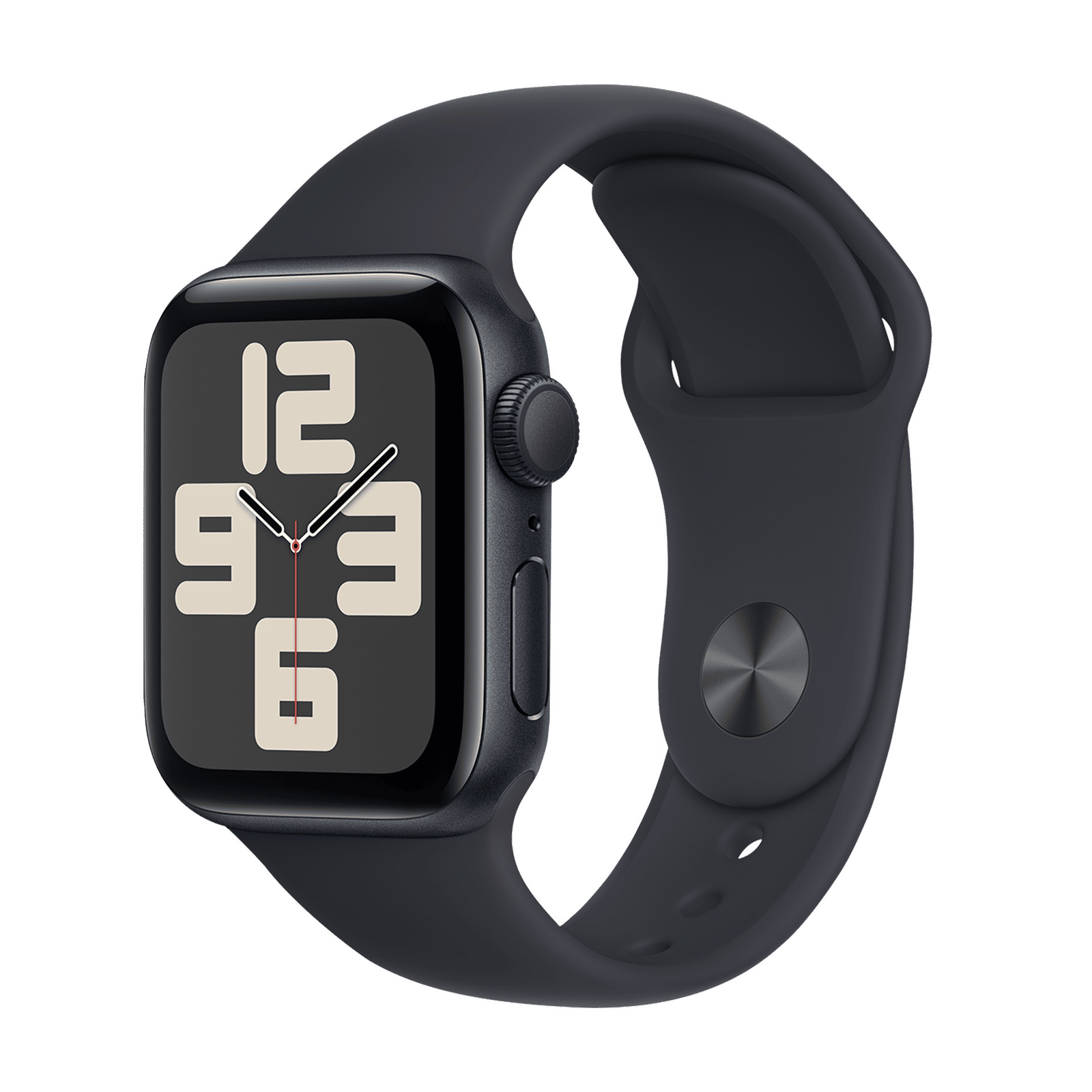 Apple Watch SE GPS with Midnight Sport Band - M/L (40mm Display, Midnight Aluminium Case)