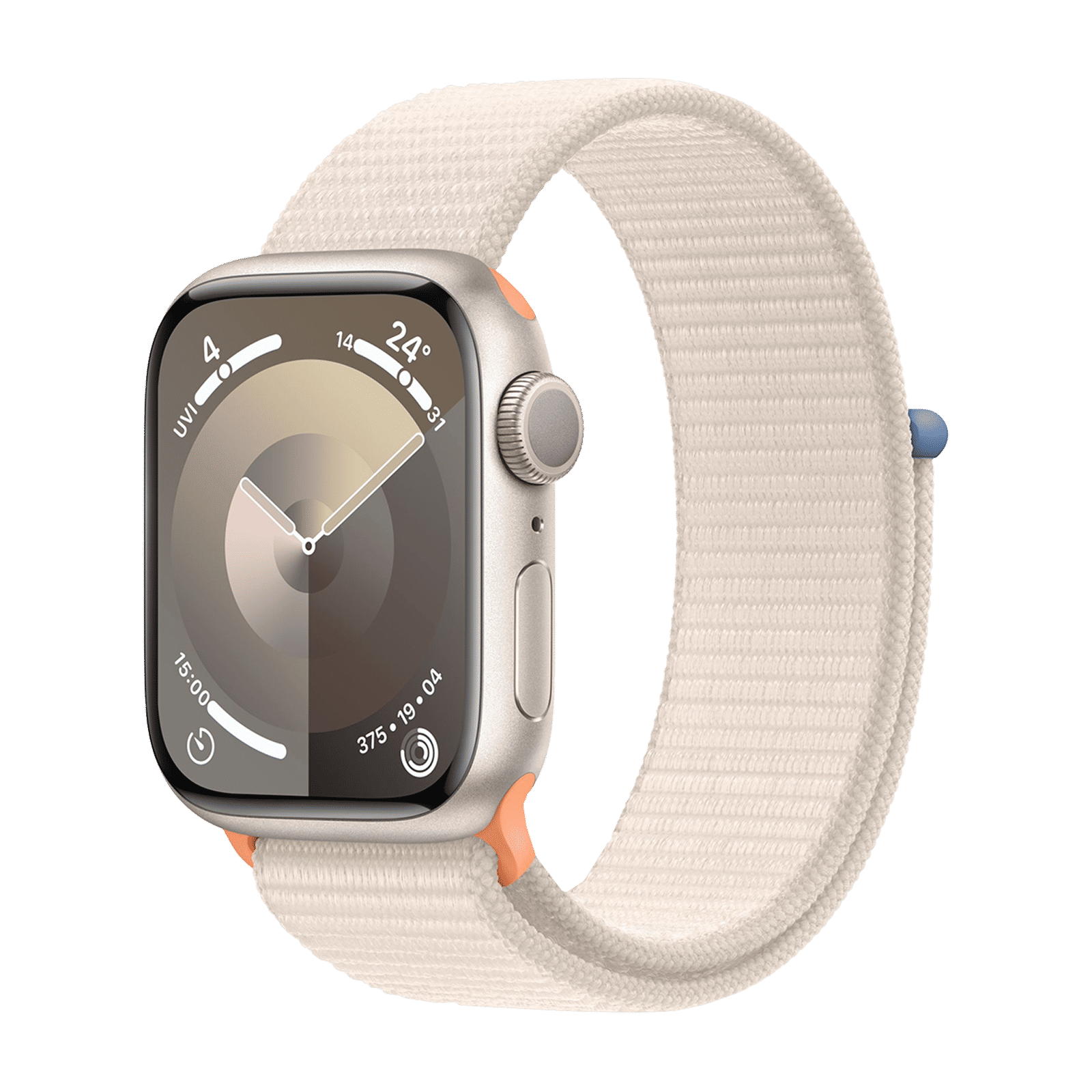 Apple Watch Series 9 GPS with Starlight Sport Loop - S/M (41mm Display