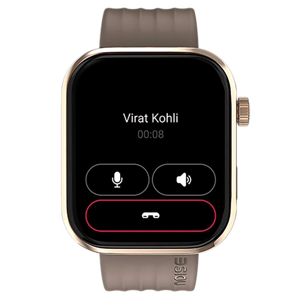 noise ColorFit Pro 5 Smartwatch with Bluetooth Calling (46.99mm AMOLED Display, IP68 Water Resistant, Vintage Brown Strap)