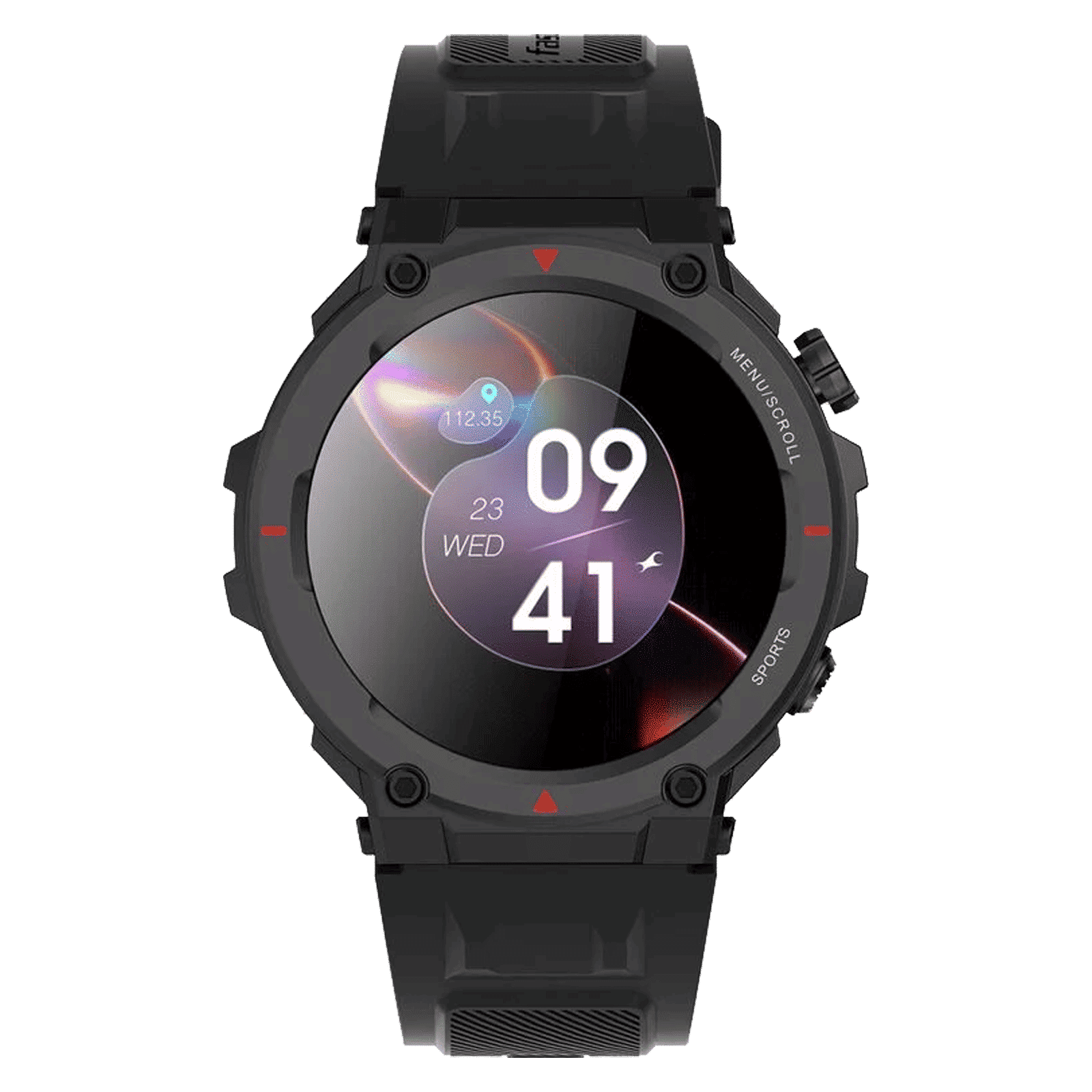 fastrack Xtreme Pro Smartwatch with Bluetooth Calling (36.3mm AMOLED Display, IP68 Water Resistant, Black Strap)
