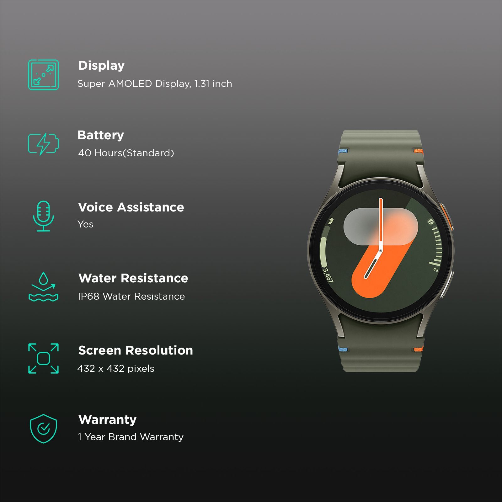 Buy SAMSUNG Galaxy Watch7 Wi-Fi+4G SIM Wear OS Smartwatch