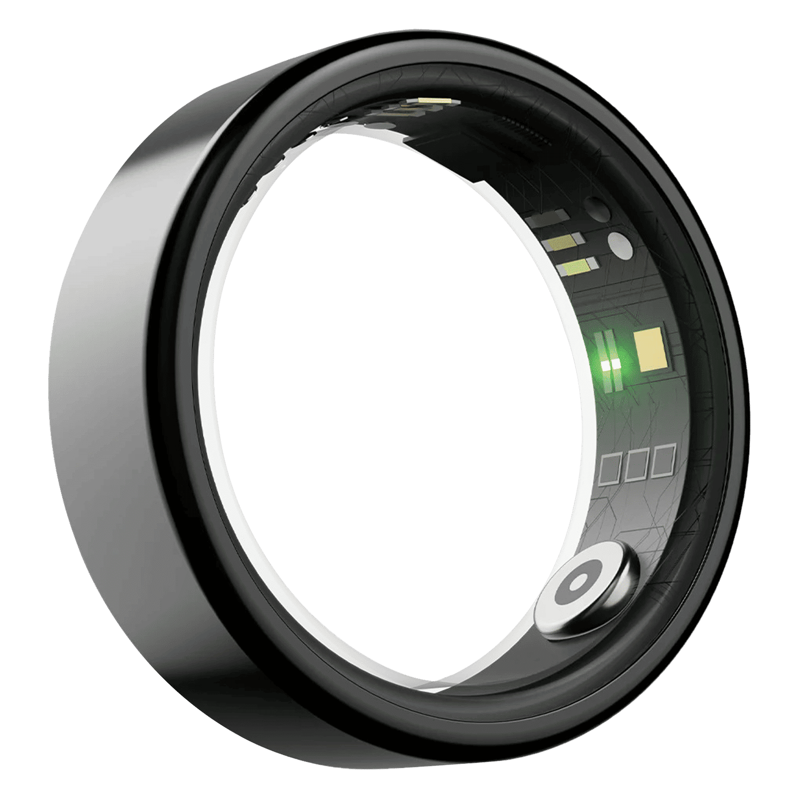 boAt Active Smart Ring with Activity Tracker (Size 9, 5ATM Water Resistant, Midnight Black)