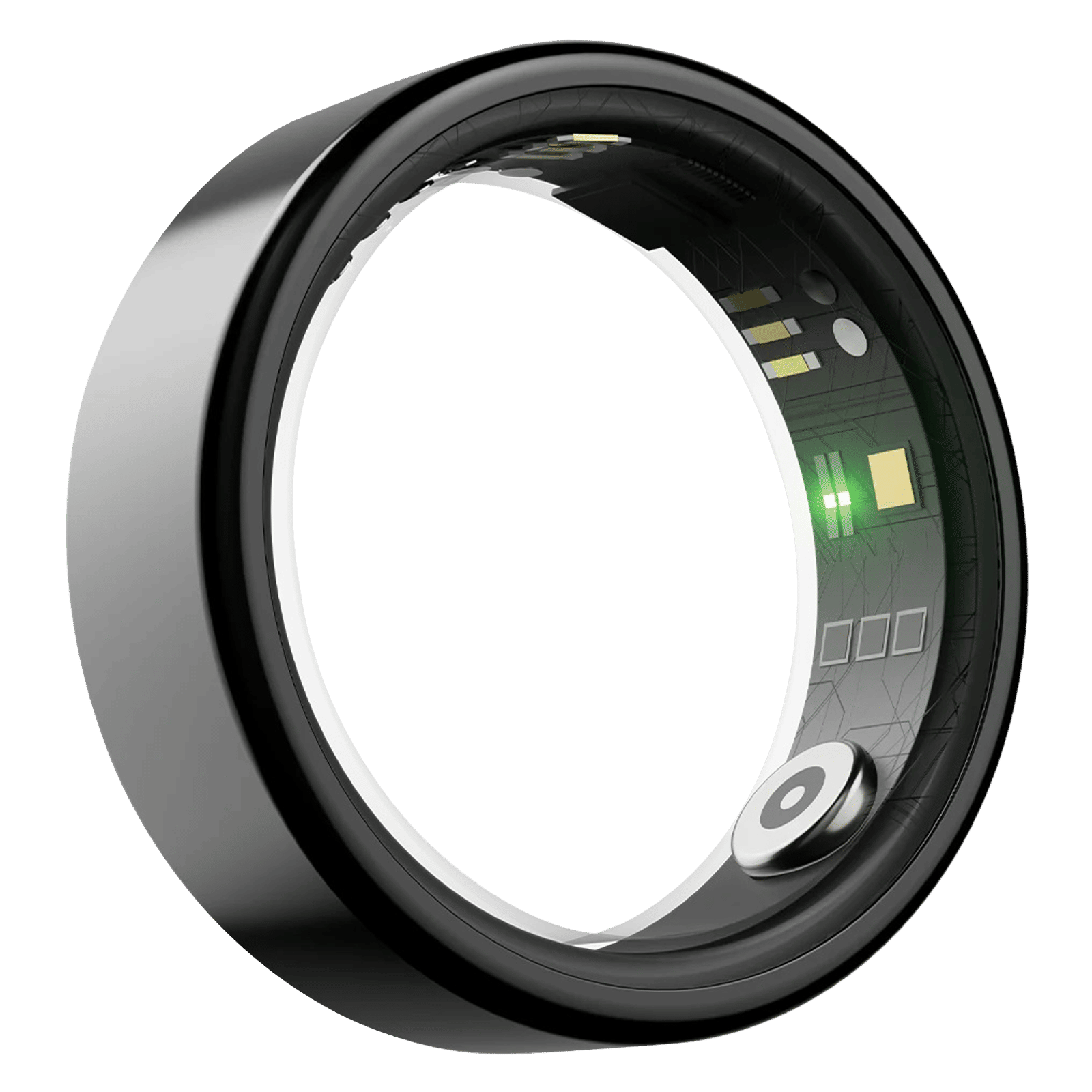 boAt Active Smart Ring with Activity Tracker (Size 9, 5ATM Water Resistant, Midnight Black)