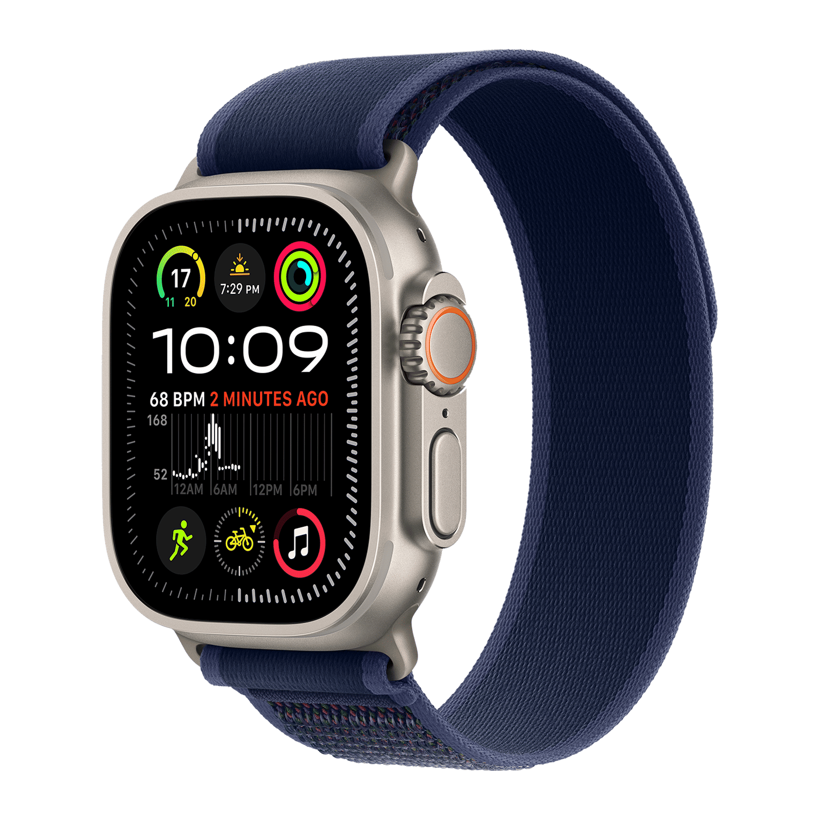 Apple Watch Ultra 2 GPS+Cellular with Trail Loop - M/L (49mm Retina LTPO2 OLED Display, Natural Titanium Case)