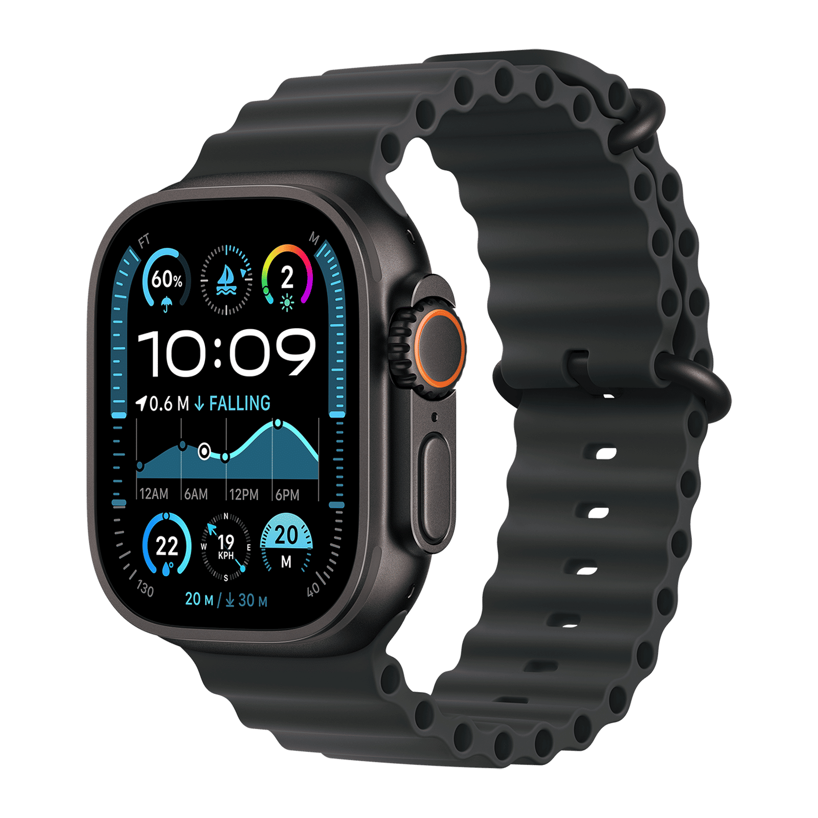 Apple Watch Ultra 2 GPS+Cellular with Ocean Band (49mm Retina LTPO2 OLED Display, Black Titanium Case) Apple Watch Ultra 2 GPS+Cellular with Ocean Band (49mm Retina LTPO2 OLED Display, Black Titanium Case)