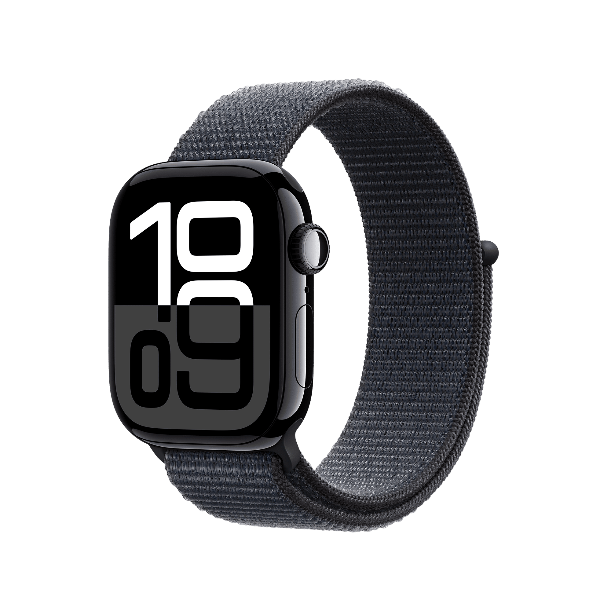 Apple Watch Series 10 GPS+Cellular with Sport Loop (42mm Retina LTPO3 OLED Display, Jet Black Aluminium Case)