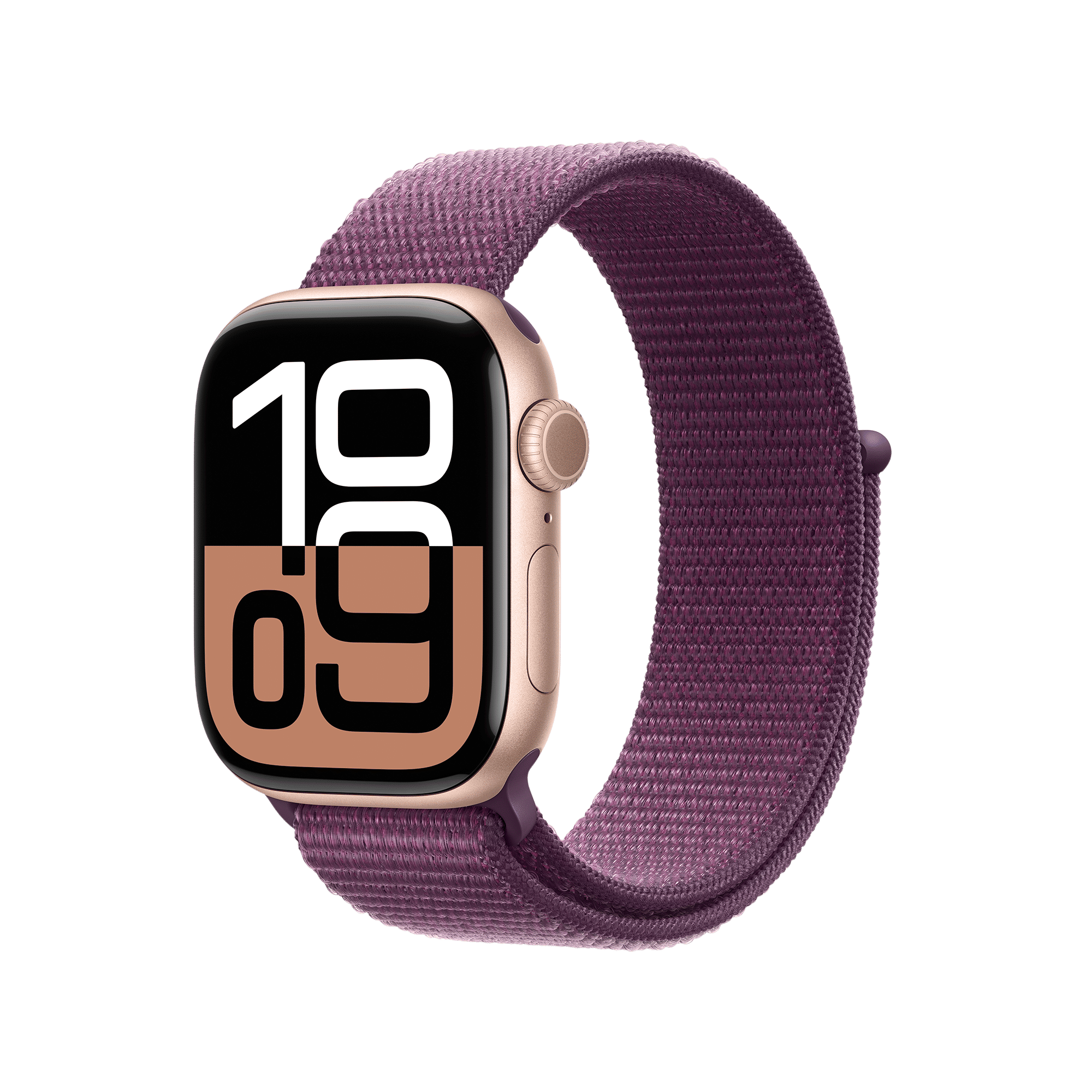 Apple Watch Series 10 GPS+Cellular with Sport Loop (42mm Retina LTPO3 OLED Display, Rose Gold Aluminium Case)
