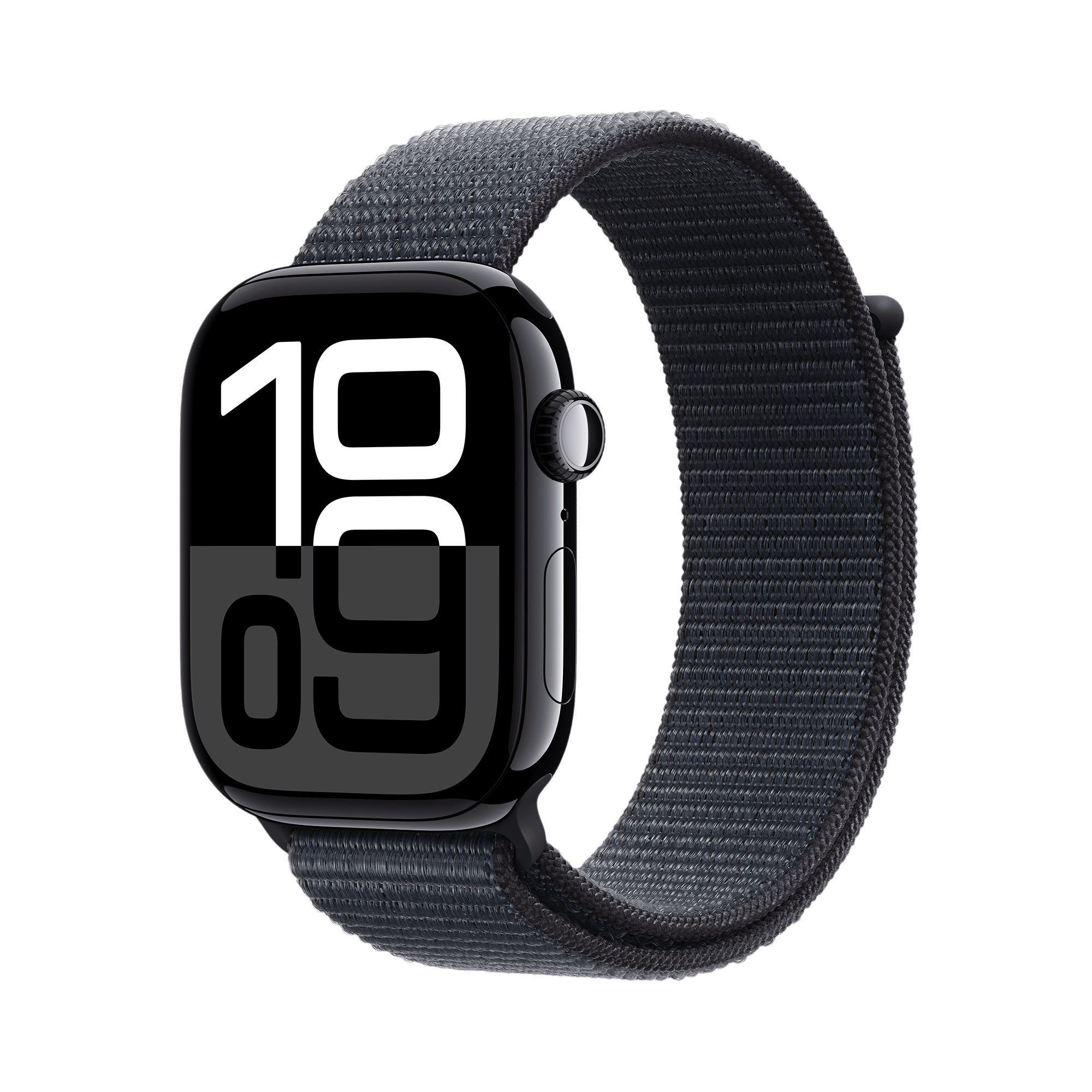 Apple Watch Series 10 GPS+Cellular with Sport Loop (46mm Retina LTPO3 OLED Display, Jet Black Aluminium Case)