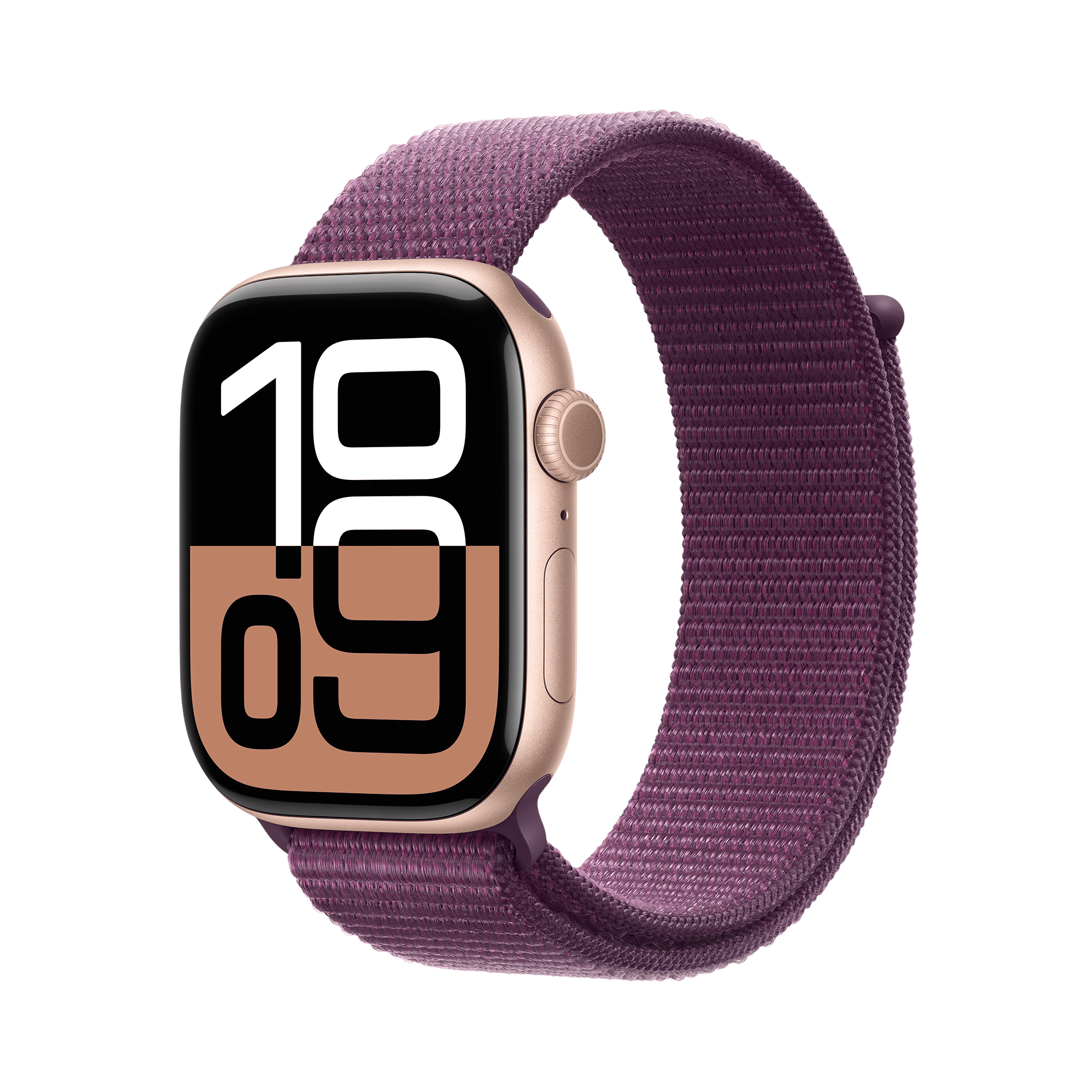 Apple Watch Series 10 GPS+Cellular with Sport Loop (46mm Retina LTPO3 OLED Display, Rose Gold Aluminium Case)