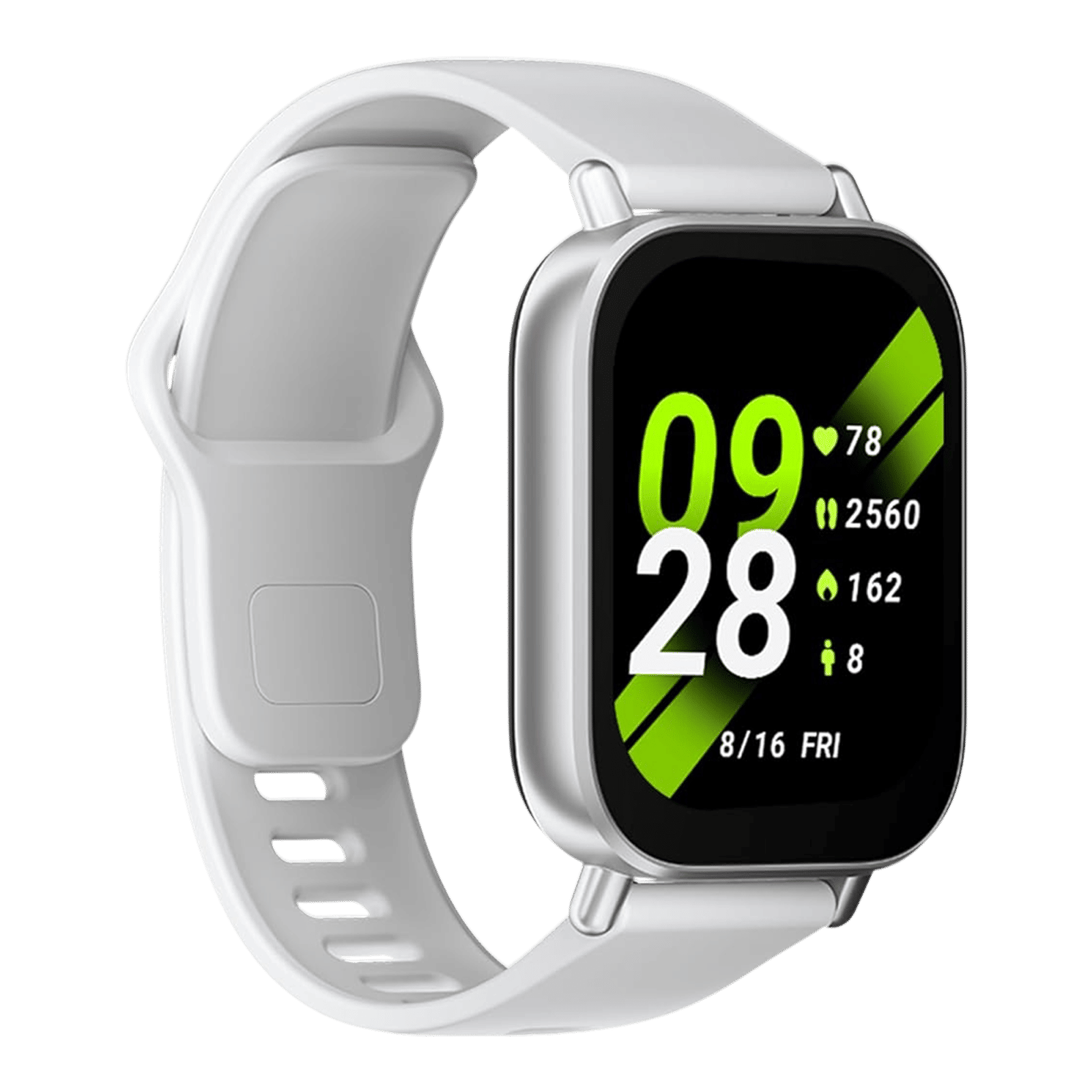 Redmi Watch 5 Active Smartwatch with Bluetooth Calling (50.8mm LCD Display, IPX8 Water Resistant, Matte Silver Strap)