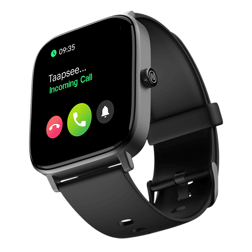 noise ColorFit Victor 2025 Smartwatch with Bluetooth Calling (46.9mm TFT LCD Display, IP68 Water Resistant, Jet Black Strap)