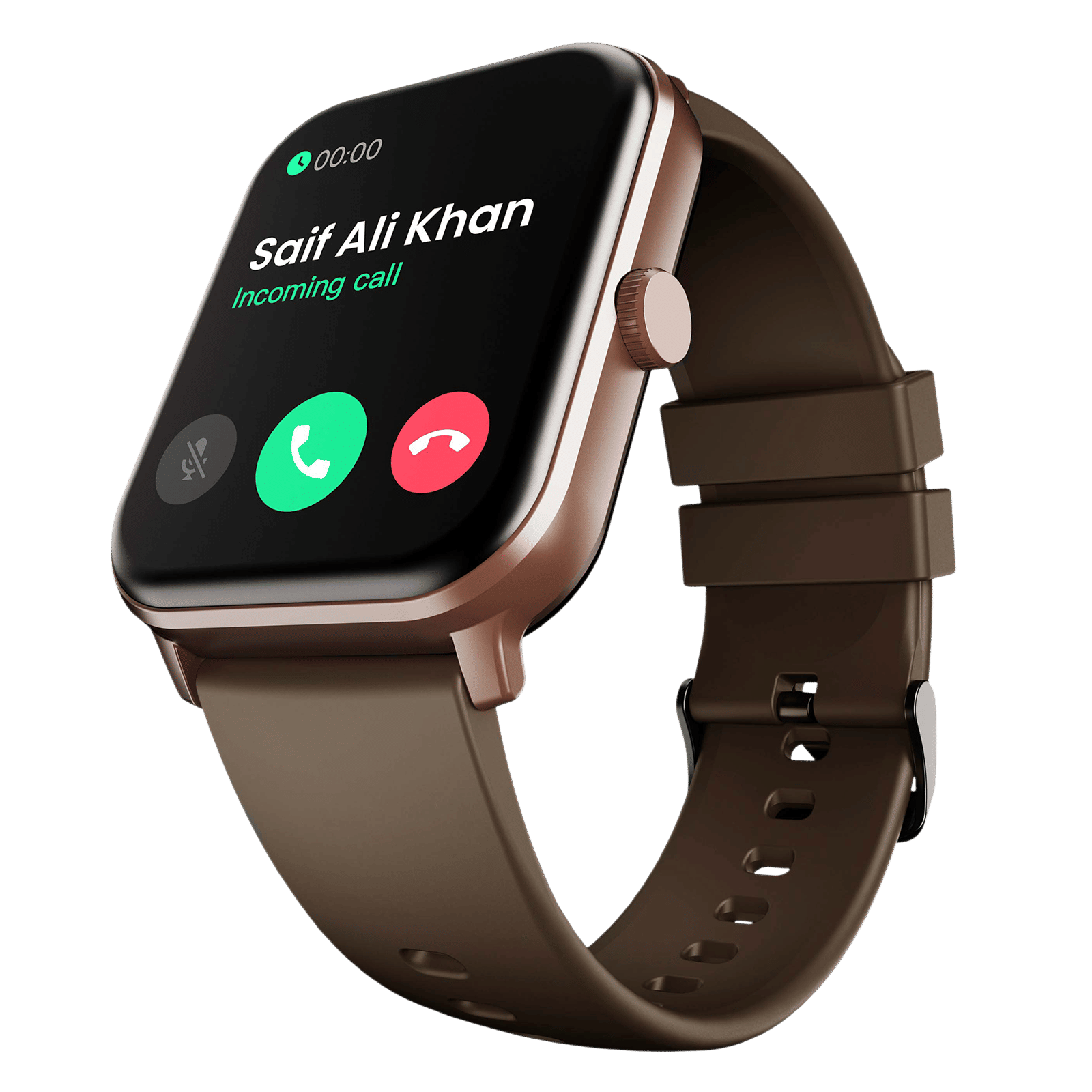 BOULT Drift+ Smartwatch with Bluetooth Calling (46.99mm HD Display, IP68 Water Resistant, Black Coffee