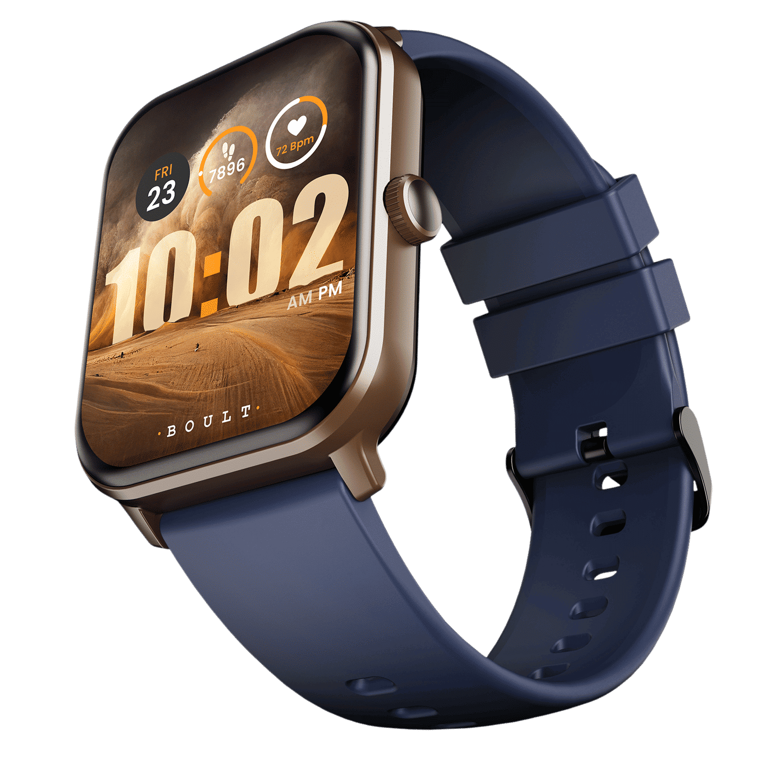 GOBOULT Drift+ Smartwatch with Bluetooth Calling (46.99mm HD Display, IP68 Water Resistant, Denim Blue)