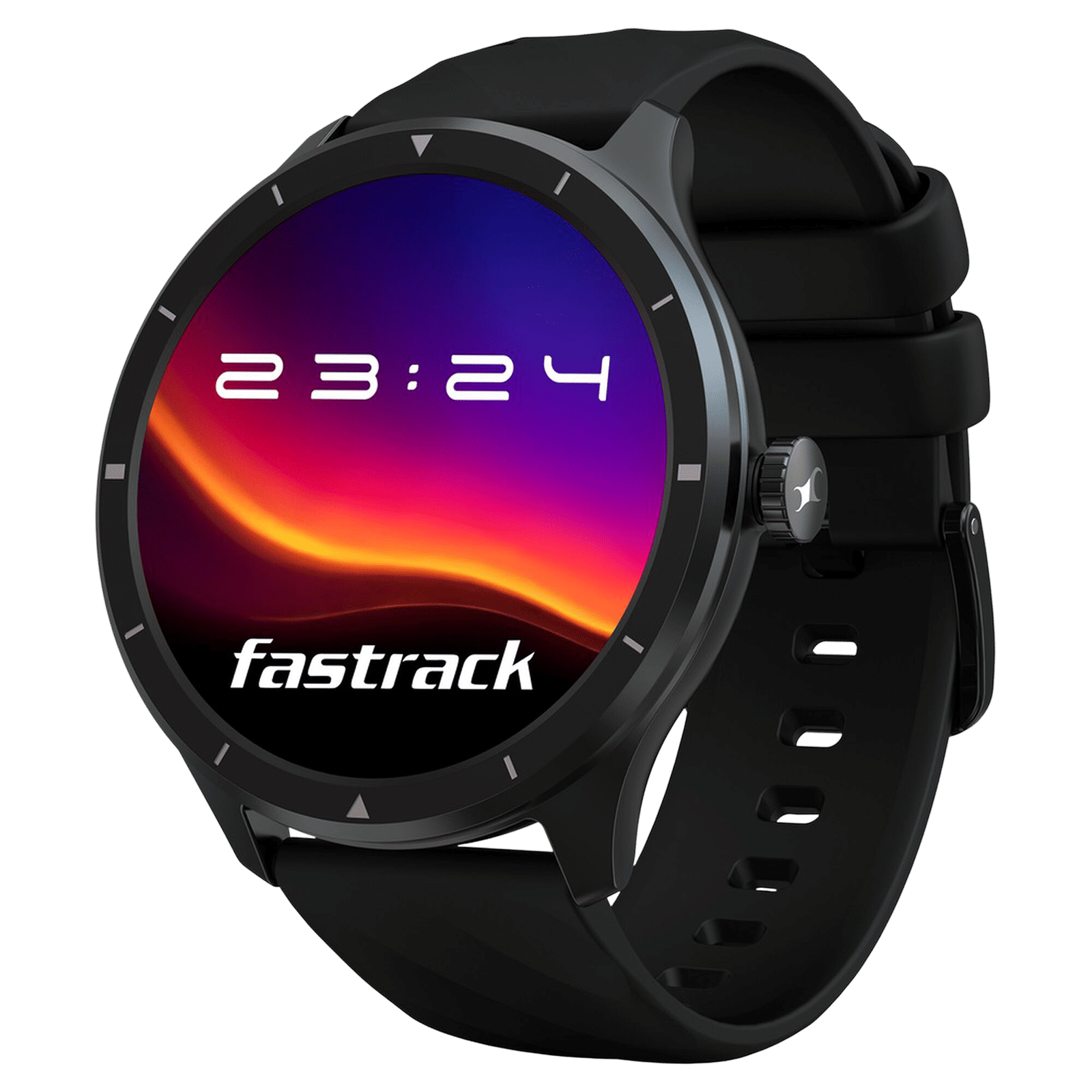 fastrack Revoltt FR2 Smartwatch with Bluetooth Calling (35mm UltraVU TFT Display, IP68 Water Resistant, Black Strap)
