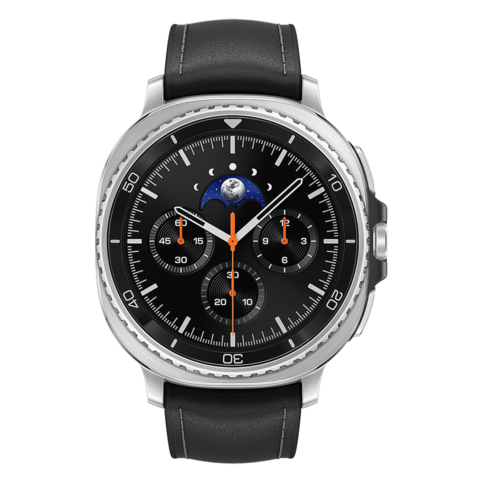SAMSUNG Galaxy Watch8 Classic GPS+Wi-Fi+BT Wear OS Smartwatch (4.6 cm Super AMOLED Display, 3 nm Processor, Fall Detection, Hybrid Strap)