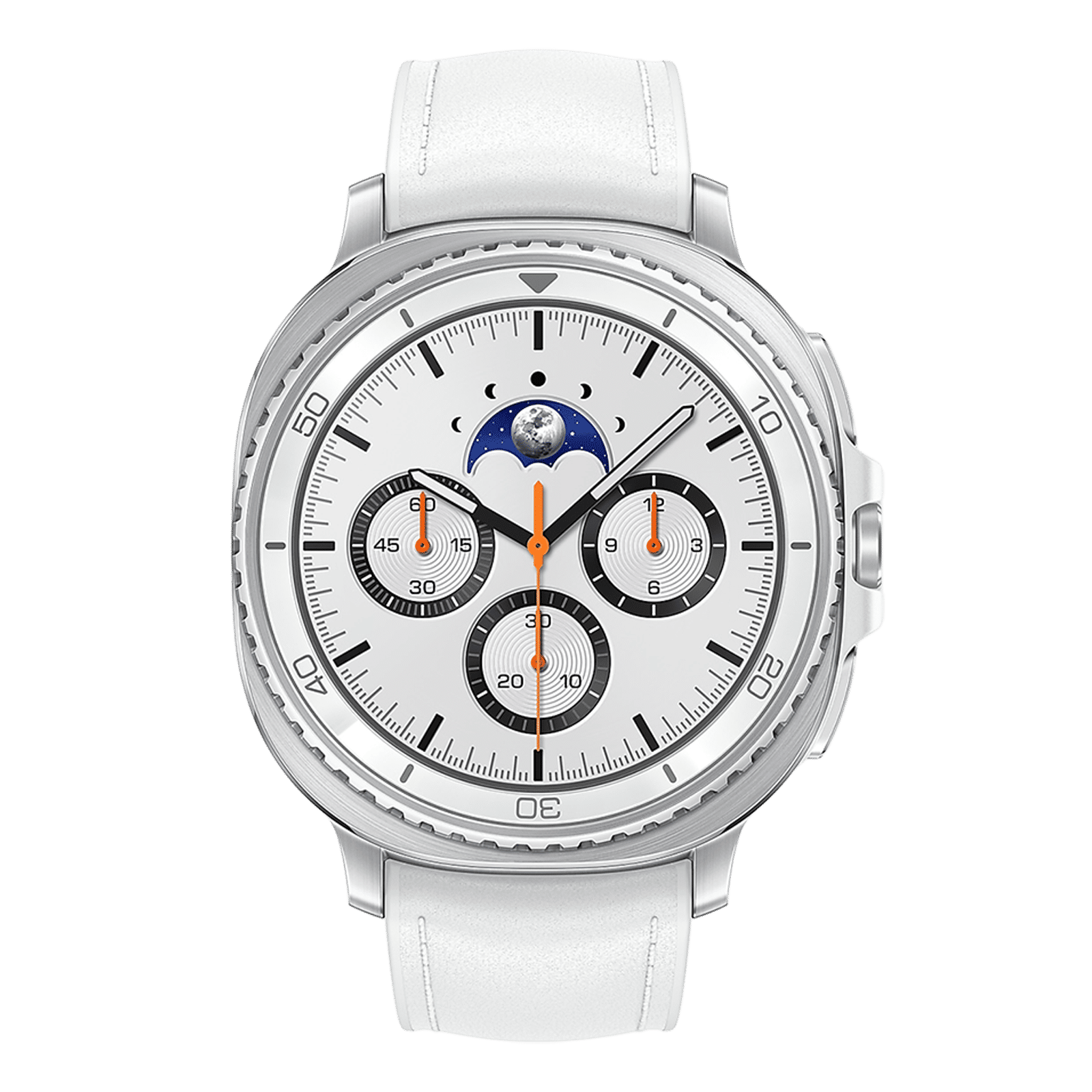 SAMSUNG Galaxy Watch8 Classic GPS+Wi-Fi+BT Wear OS Smartwatch (4.6 cm Super AMOLED Display, 3 nm Processor, Fall Detection, Hybrid Strap)