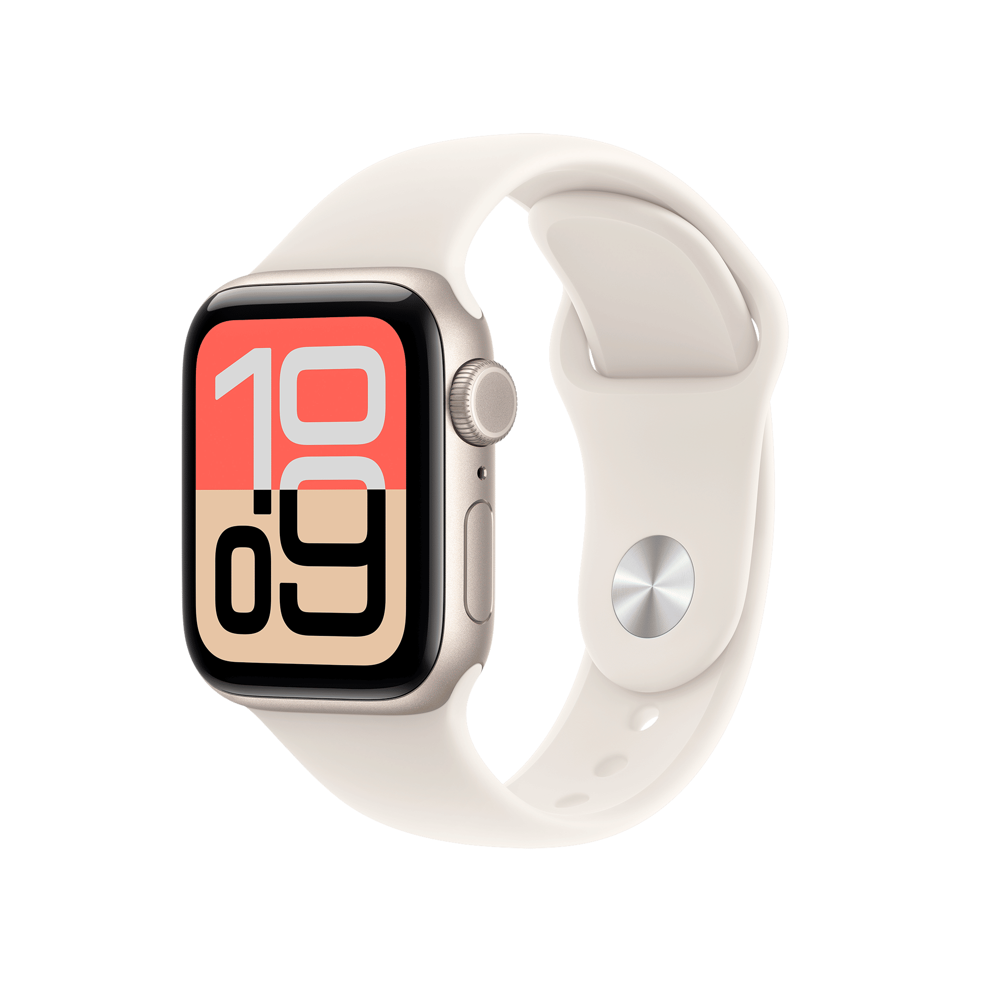 Apple Watch SE 3 GPS+Cellular with Starlight Sport Band - M/L (40mm Retina LTPO OLED Display, Starlight Aluminium Case)