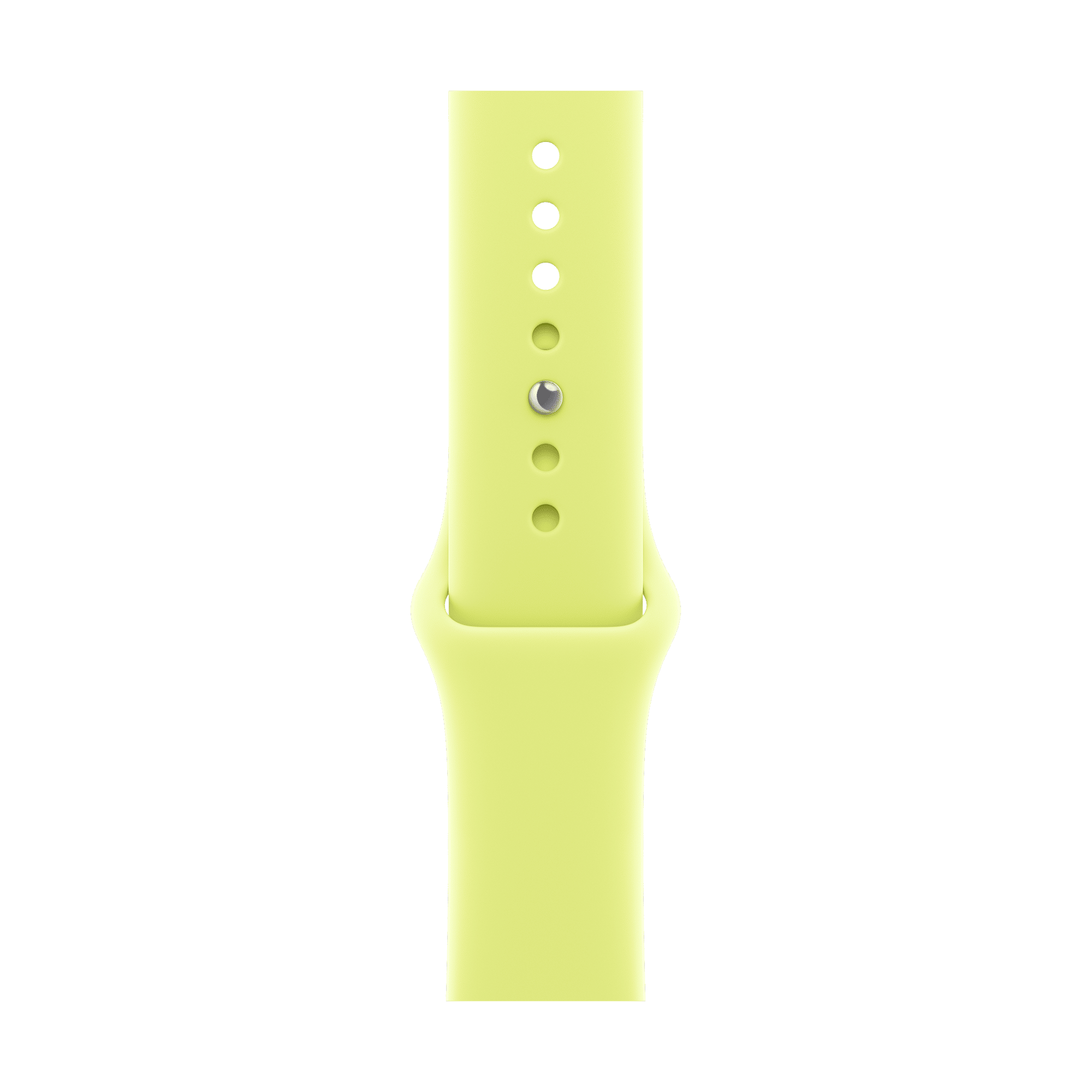 Apple Fluoroelastomer Sport Band for Apple Watch (44mm / 45mm / 46mm / 49mm, S/M) (Durable & Strong, Neon Yellow)