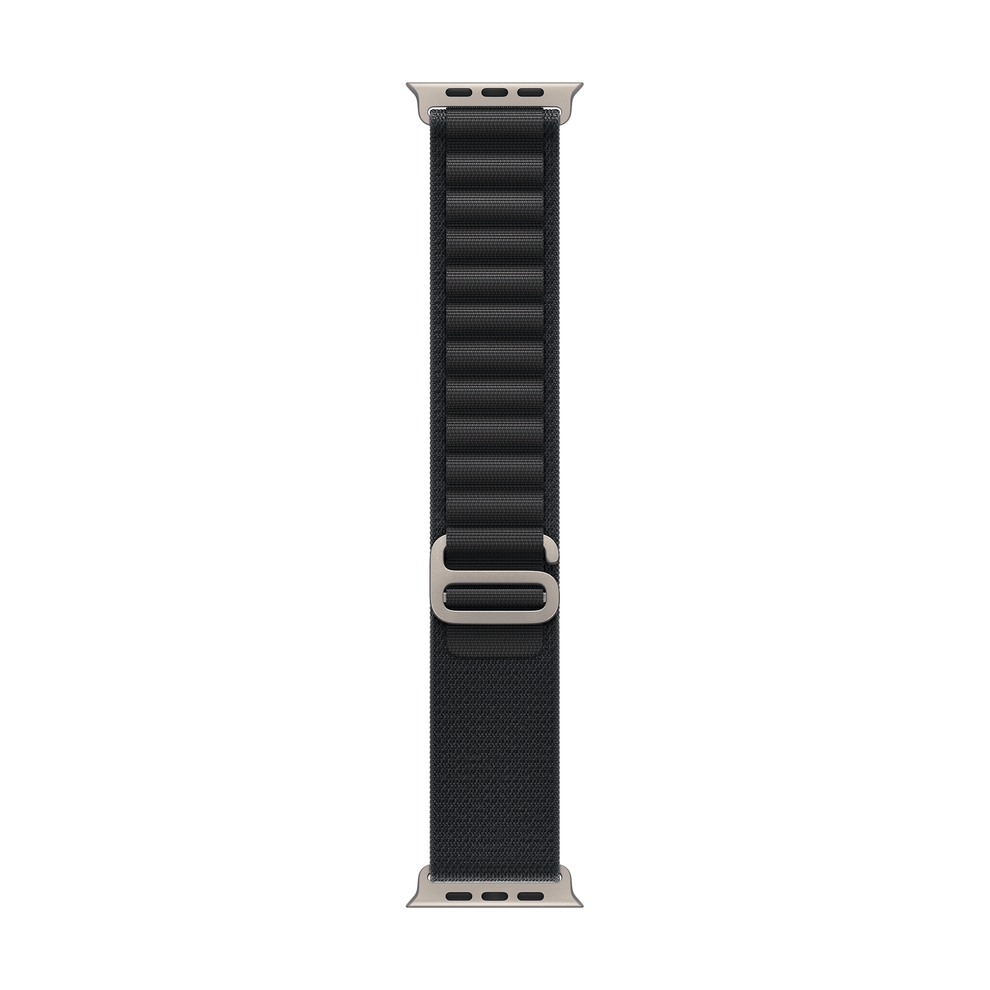 Apple Polyester, Spandex & Titanium Alpine Loop for Apple (44mm / 45mm / 46mm / 49mm, Large) (High-Strength Yarns, Black)-picture-8