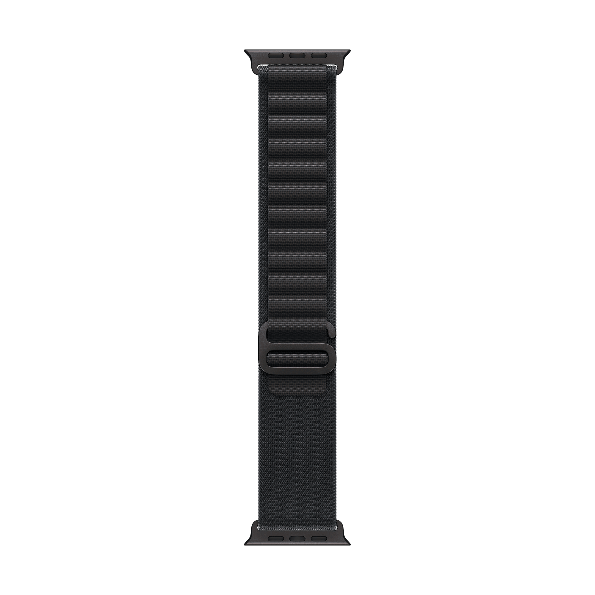 Apple Polyester, Spandex & Black Titanium Alpine Loop for Apple (44mm / 45mm / 46mm / 49mm, Large) (High-Strength Yarns, Black)-image-7