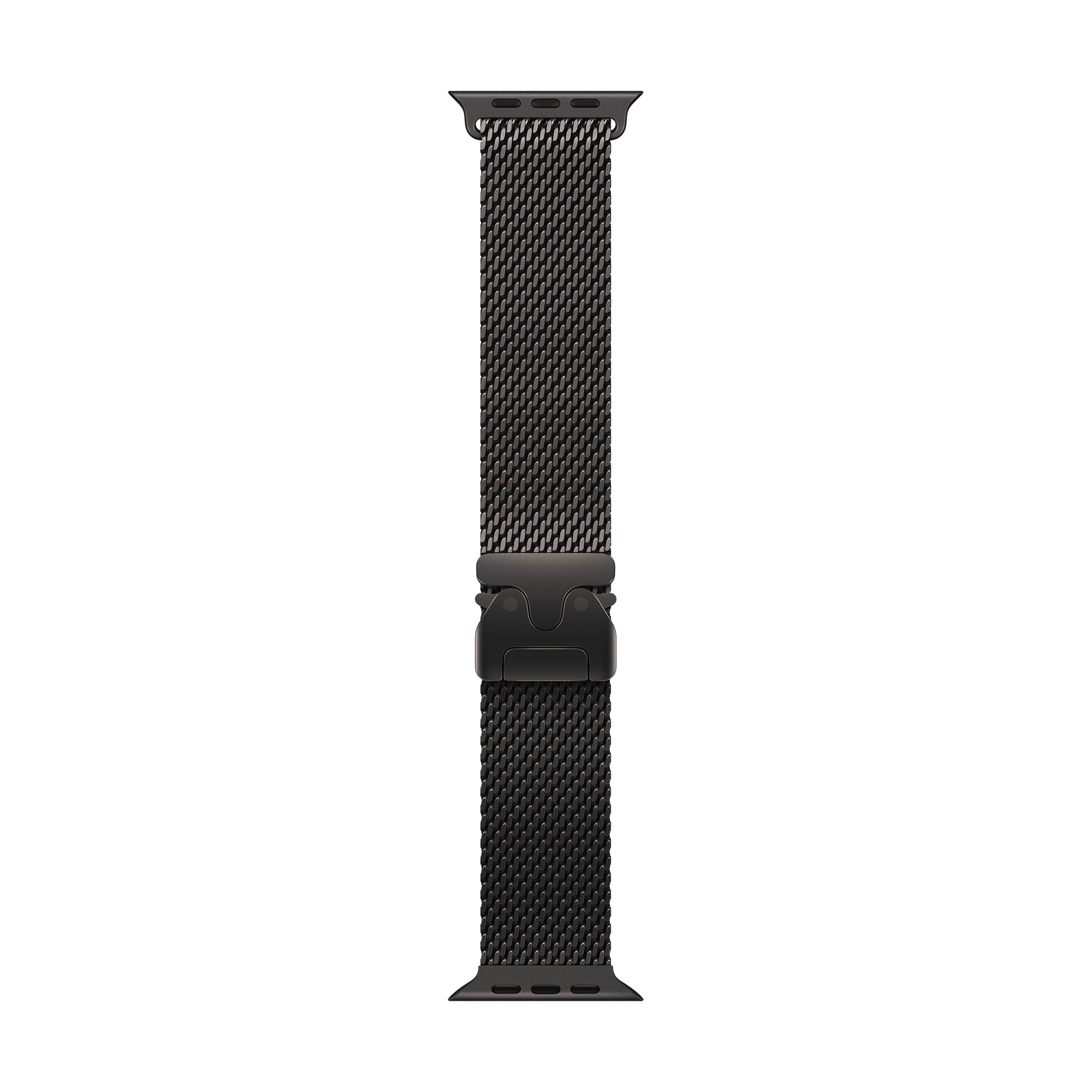 Apple Titanium Milanese Loop for Apple (44mm / 45mm / 46mm / 49mm, Large) (Secure Parachute Style Buckle, Black)-picture-28