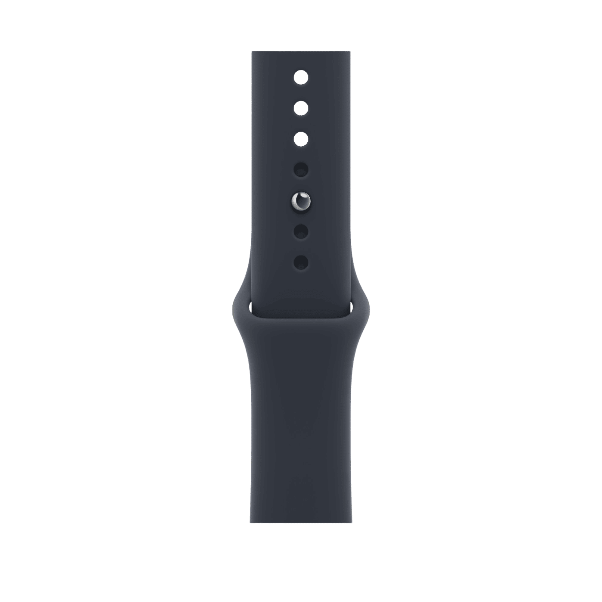 Apple Rubber Sport Band for Apple Watch (44mm, 45mm, 46mm, 49mm, M/L) (Durable & Strong, Navy Blue)
