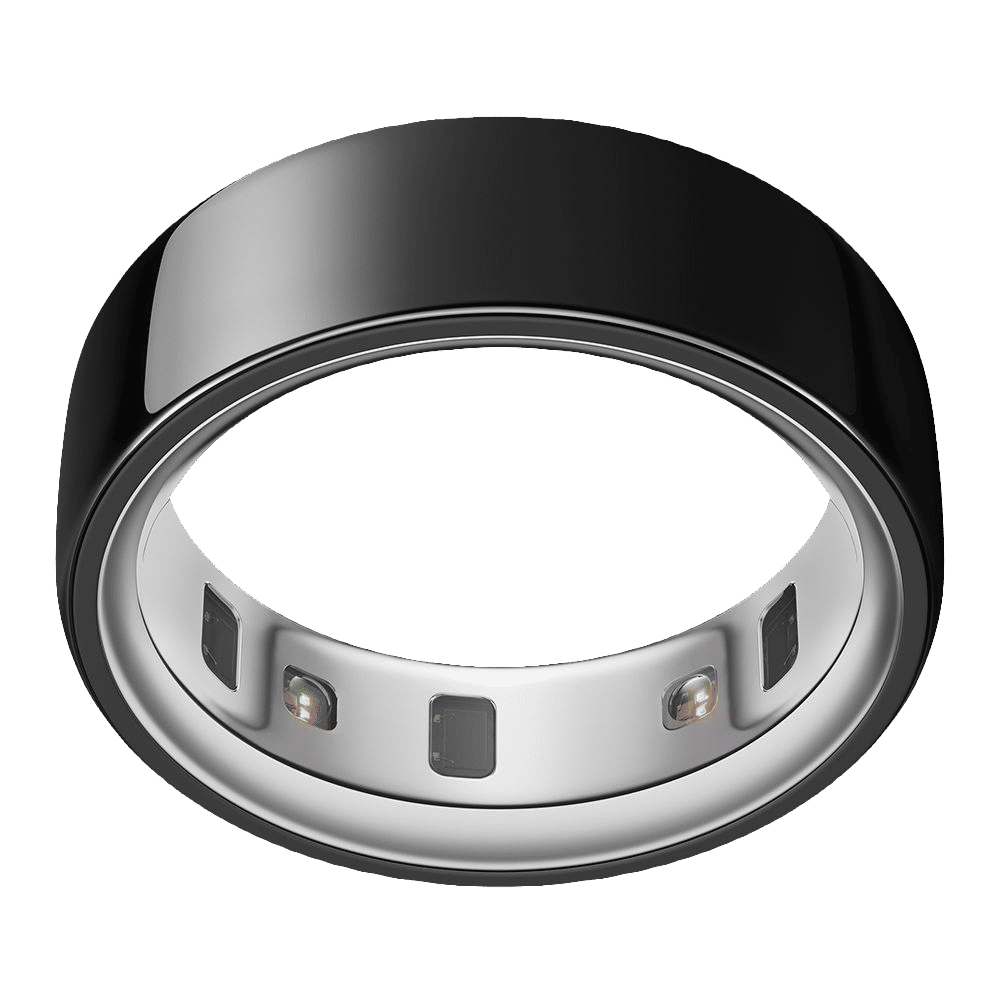 Oura Ring 4 Smart Ring with Activity Tracker (Buy Sizing Kit First, Size 5, Smart Sensing Technology, Black)