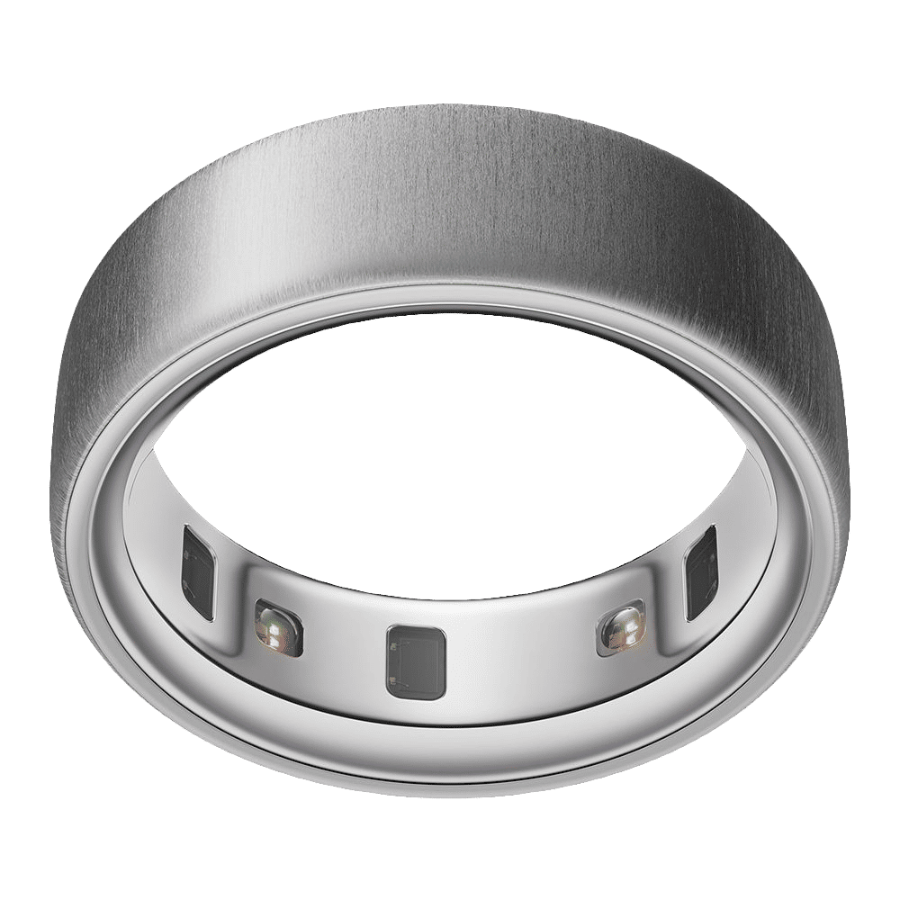 Oura Ring 4 Smart Ring with Activity Tracker (Size 4, Smart Sensing Technology, Brushed Silver)-picture-8