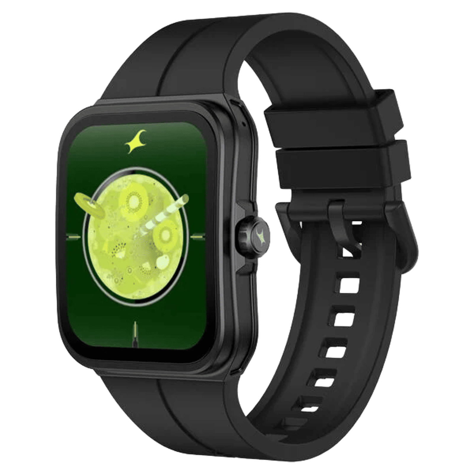 Fastrack VOX Neo Smartwatch with Bluetooth Calling (48mm Curved Ultra Vu TFT Display, IP68 Water Resistant, Black Strap)