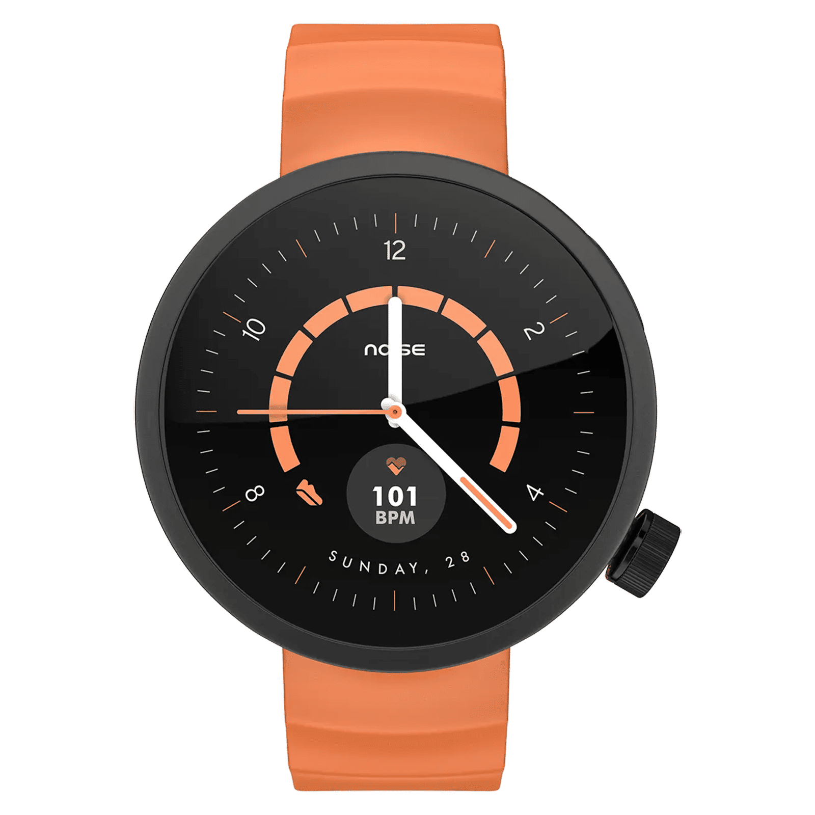 Noise ALT WATCH 1 Smartwatch Noise AI (33.5mm AMOLED Display, IP68 Dust & 1 ATM Water Resistance, Chosen Orange Strap)