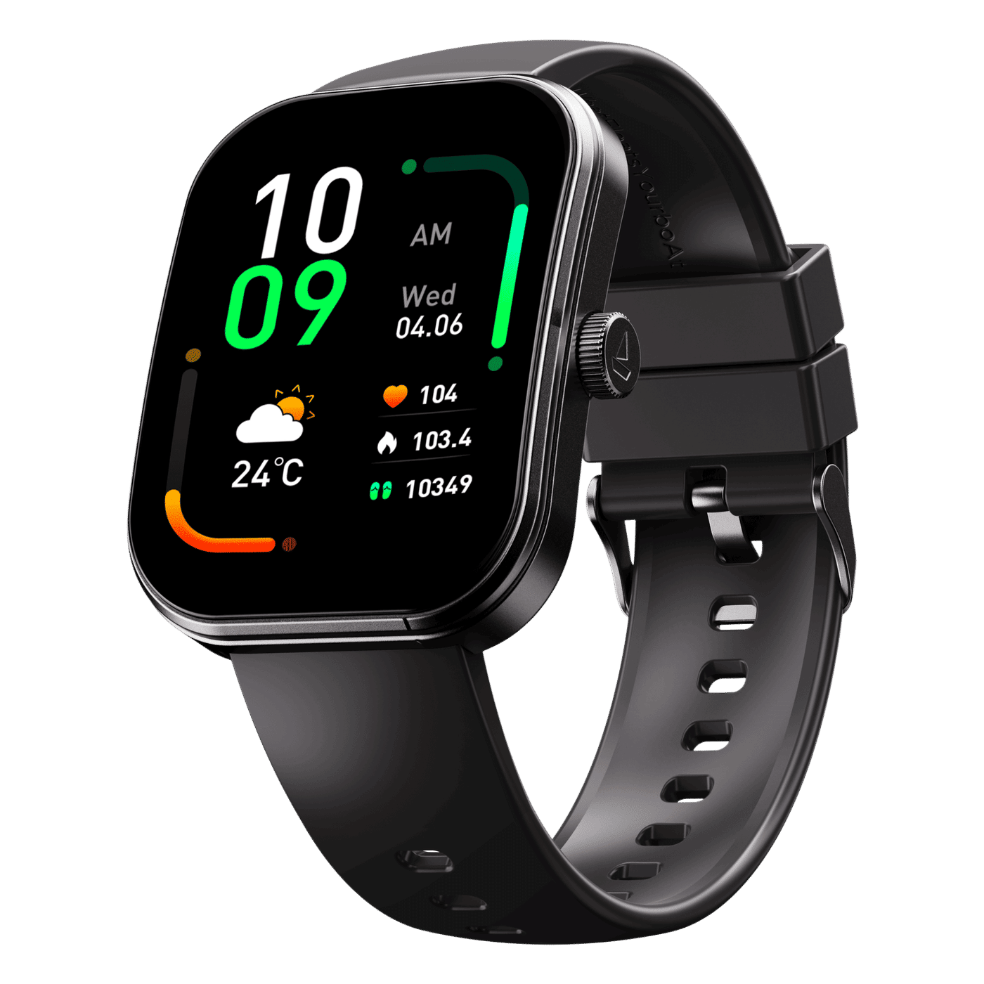 boAt Wave Sigma 3 Curv Smartwatch with Bluetooth Calling (51mm HD Display, IP68 Water Resistance, Active Black Strap)