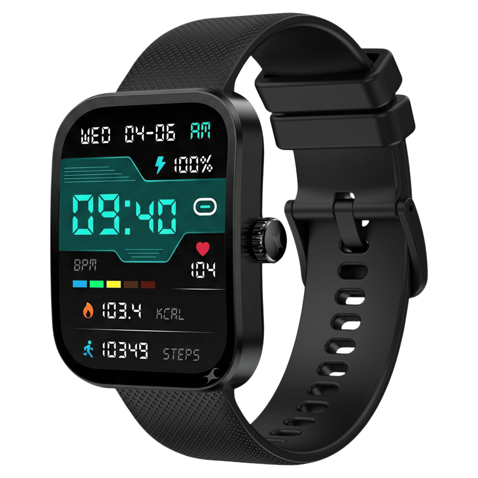 fastrack Revoltt FS3 Smartwatch with Bluetooth Calling (51mm TFT Display, IP68 Water Resistant, Black Strap)