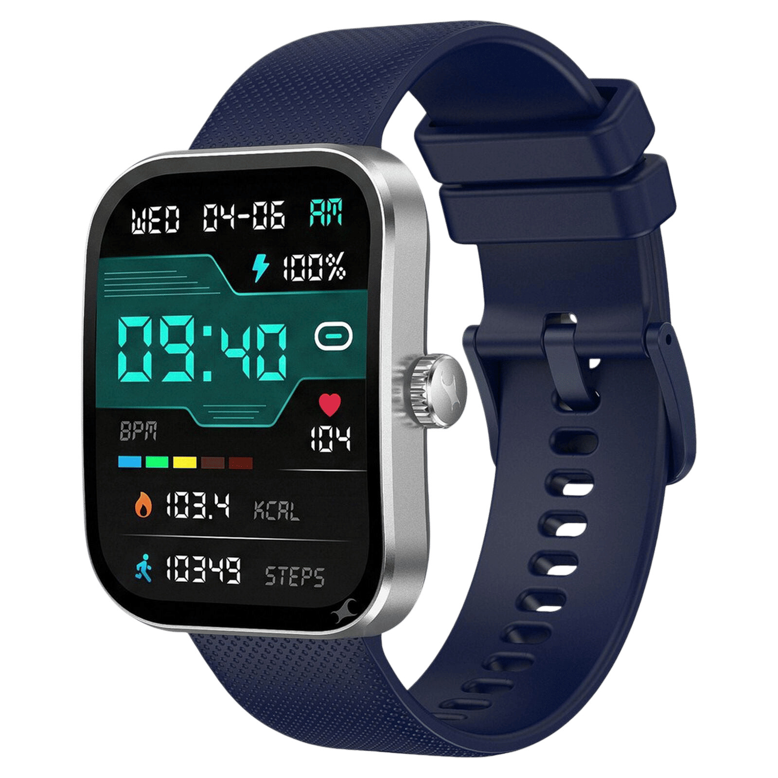 fastrack Revoltt FS3 Smartwatch with Bluetooth Calling (51mm TFT Display, IP68 Water Resistant, Dark Blue Strap)