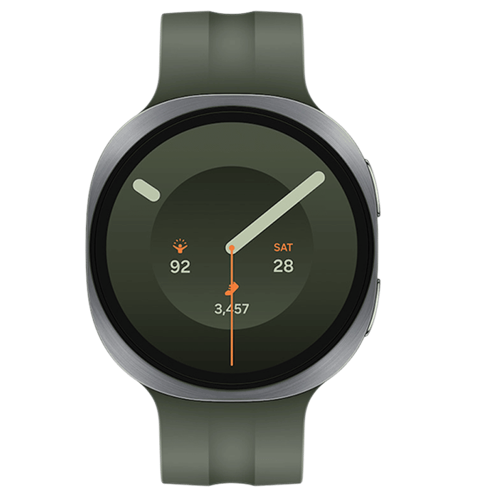 SAMSUNG Galaxy Watch9 Wi-Fi+4G SIM Wear OS Smartwatch (37.3mm Super AMOLED Display, Snapdragon Wear Elite Processor, Dual Frequency GPS, Olive Sport Strap)