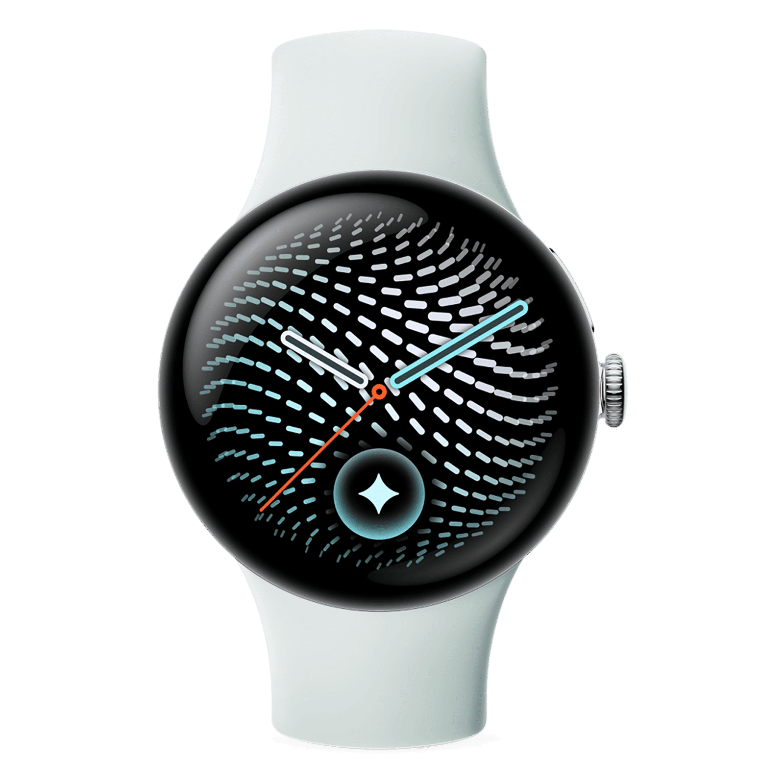 Google Pixel Watch 5 Wi-Fi+Bluetooth Wear OS Smartwatch (45mm AMOLED LTPO Display, Qualcomm Snapdragon W5 Gen 2 Cortex-M55, Gemini Intelligence, Fog Active Band)