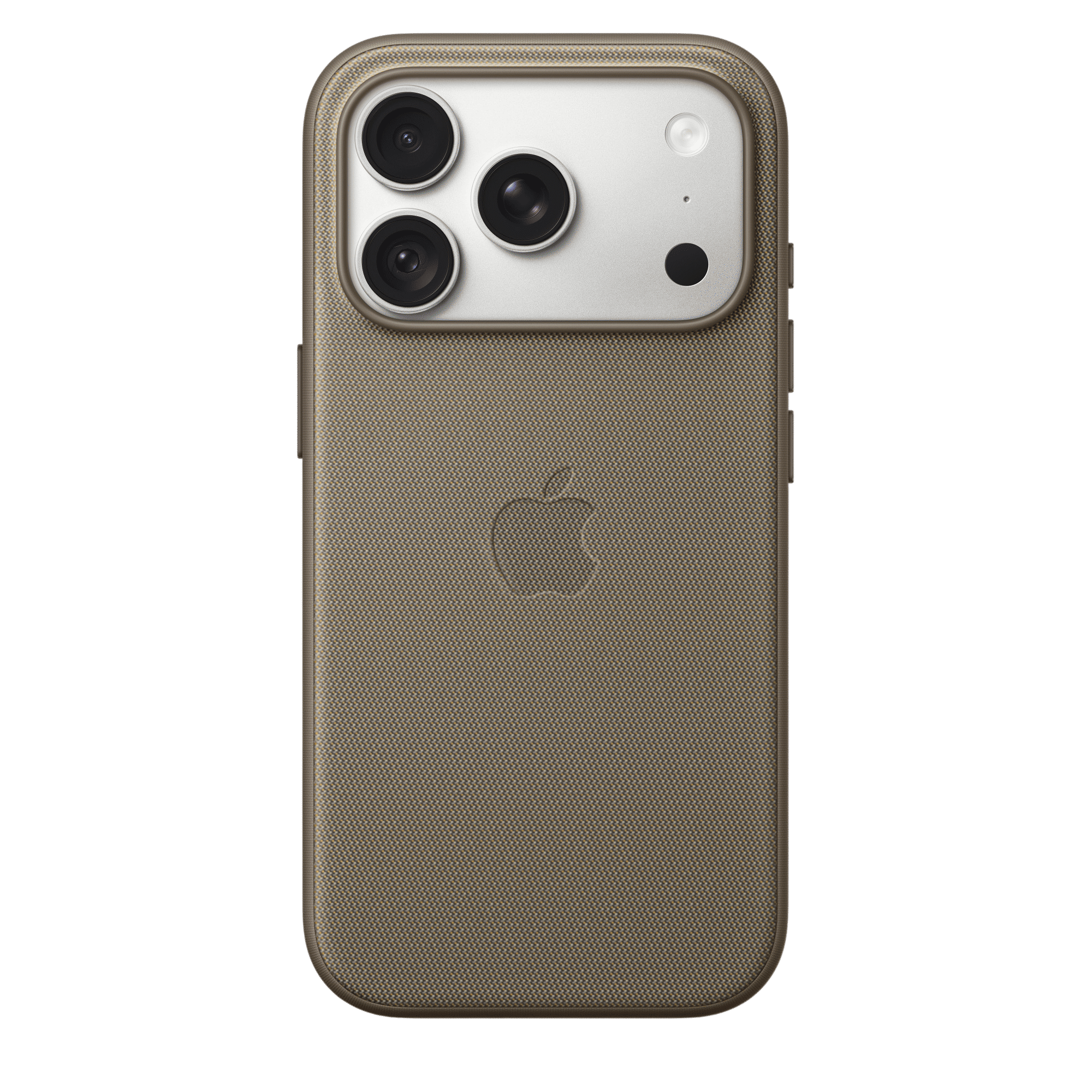 Apple Hard TPU & Recycled Polyester Back Cover for Apple iPhone 18 Pro (MagSafe Compatible, Taupe)