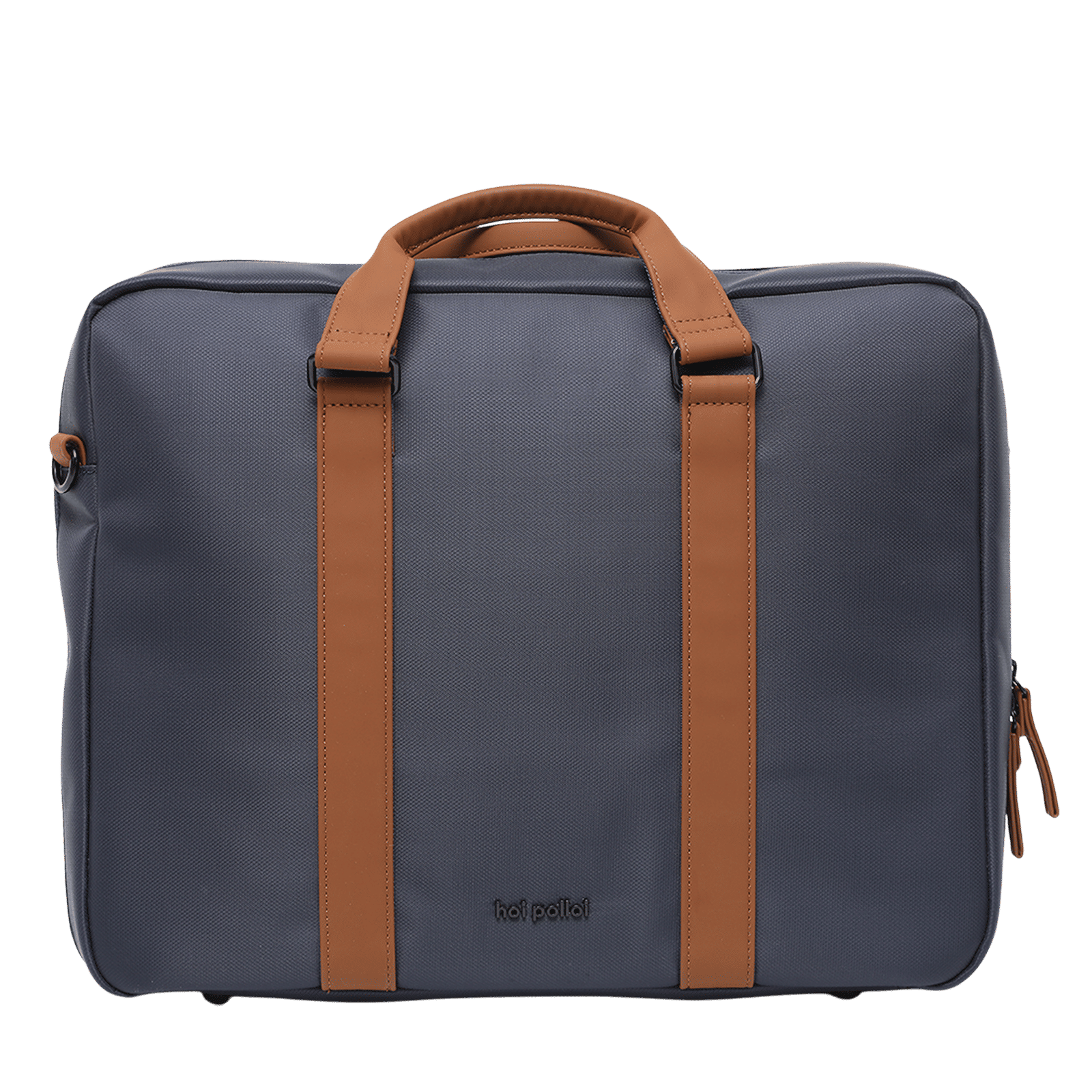 hoi polloi BEESLY Nylon, Polyester, PU Laptop Messenger Bag for 16 Inch Laptop (13.23 L, Water Resistant, Starry Night Blue & Tan)