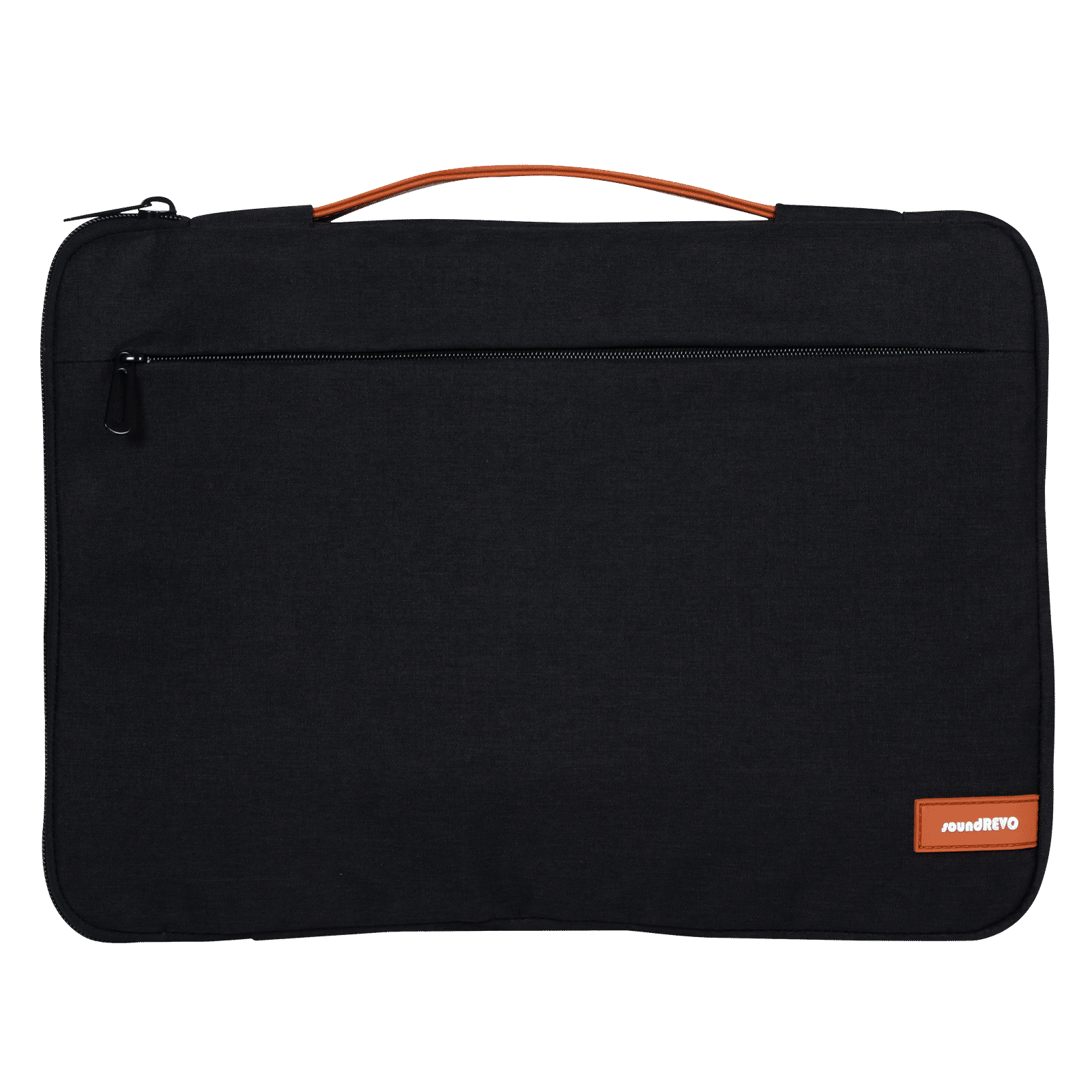 Soundrevo Polyester Sleeve Bag for 15.6 Inch Laptop (3.4 L, Water Resistant, Black)