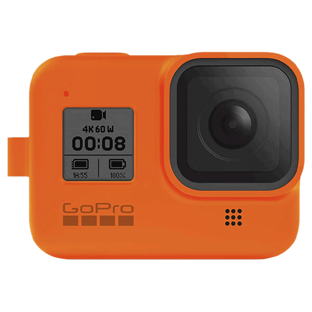 GoPro Sleeve Plus Lanyard for Hero 8 (AJSST-004, Hyper Orange)