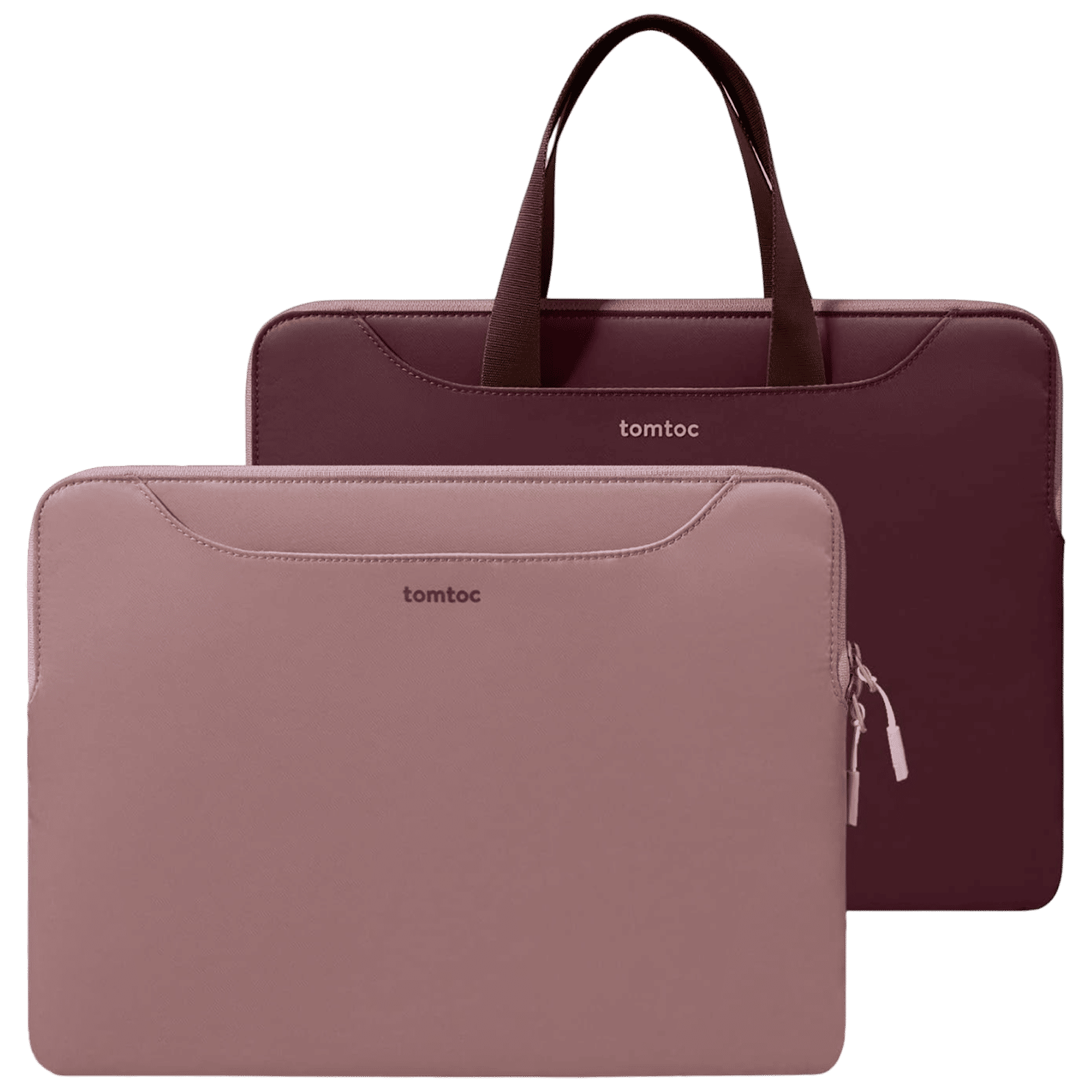 tomtoc A21F2P1 Nylon Laptop Sleeve for 16 Inch Laptop (Water Resistant, Raspberry)