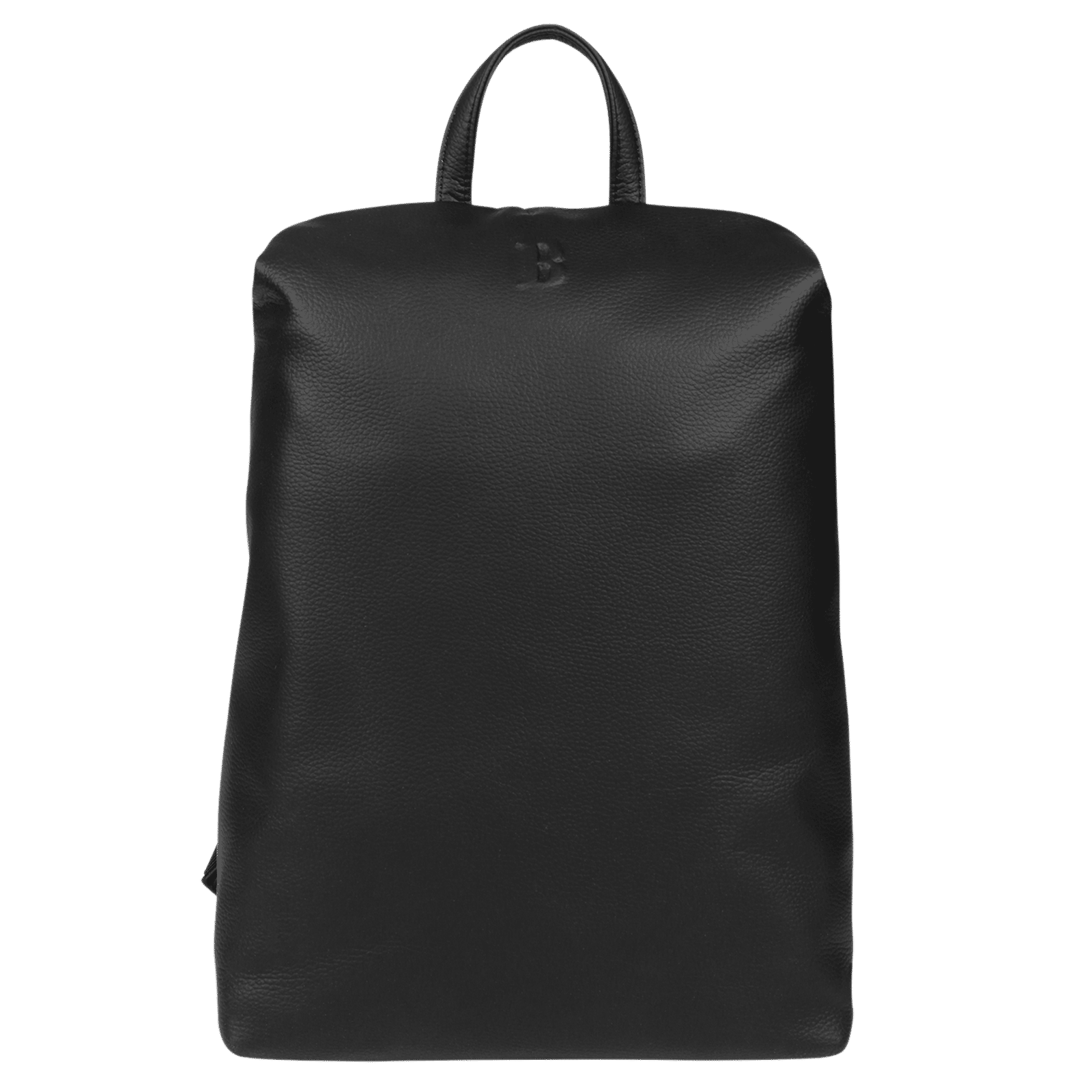 BESTTO PU Leather Laptop Backpack for 14 Inch Laptop (17.6 L, Adjustable Shoulder Strap, Black)