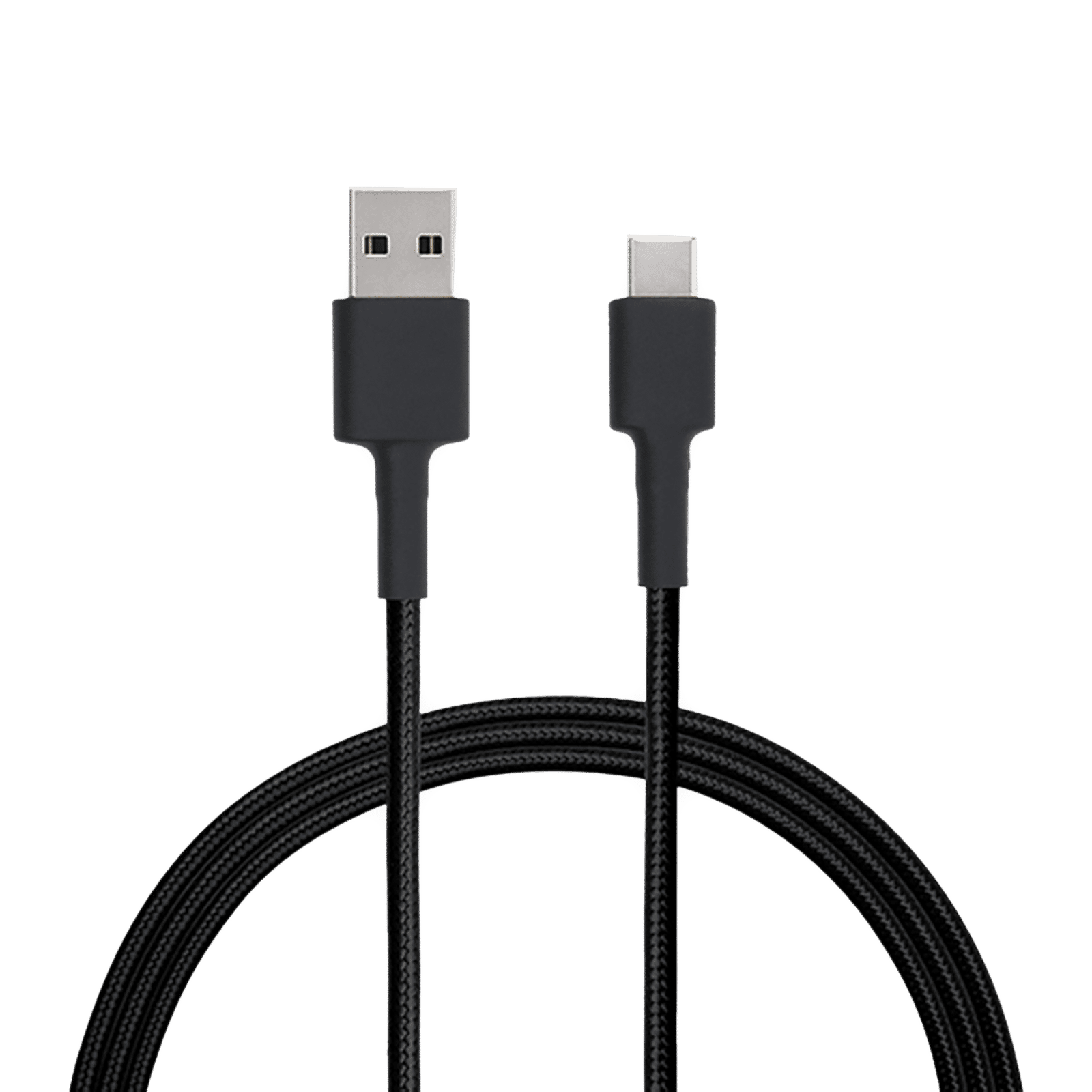Mi Type A to Type C 3.3 Feet (1M) Cable (Tangle Free Design, Black)